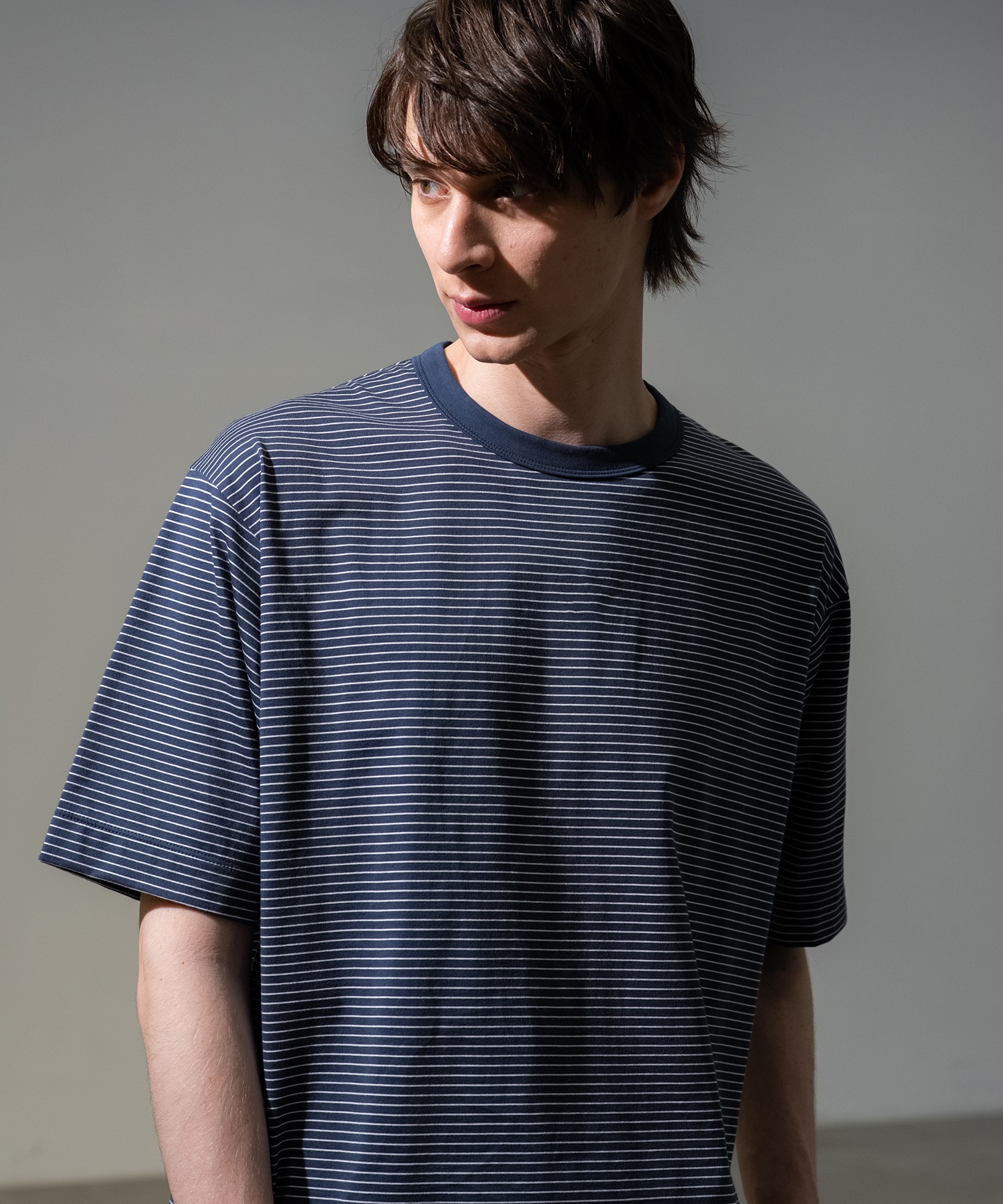 スムースコットンボーダーTEE