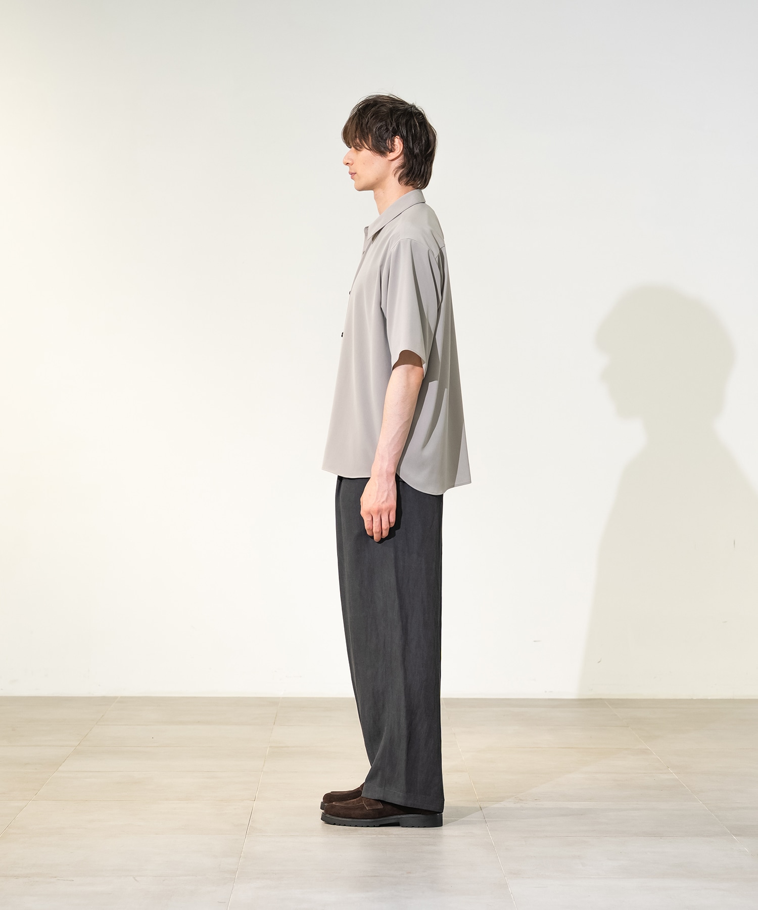 Air pleats リラックスS/Sシャツ