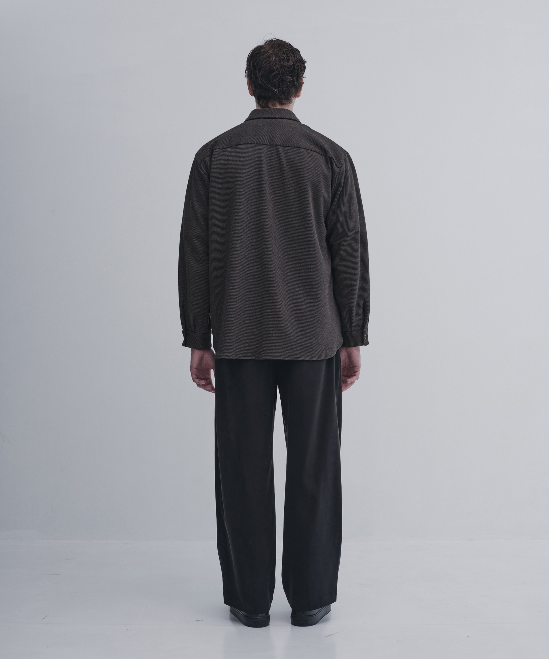 KANEMASA KNITウールネルシャツ