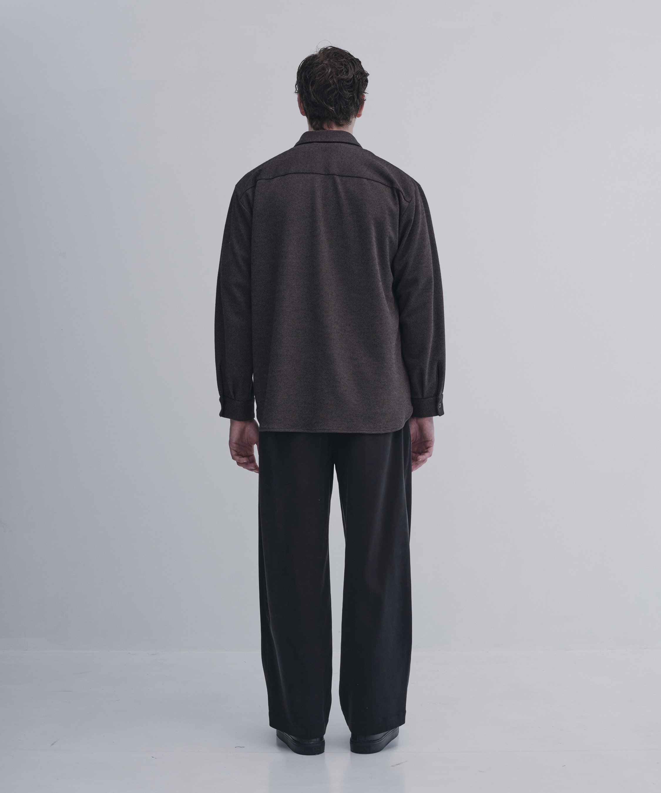 KANEMASA KNITウールネルシャツ