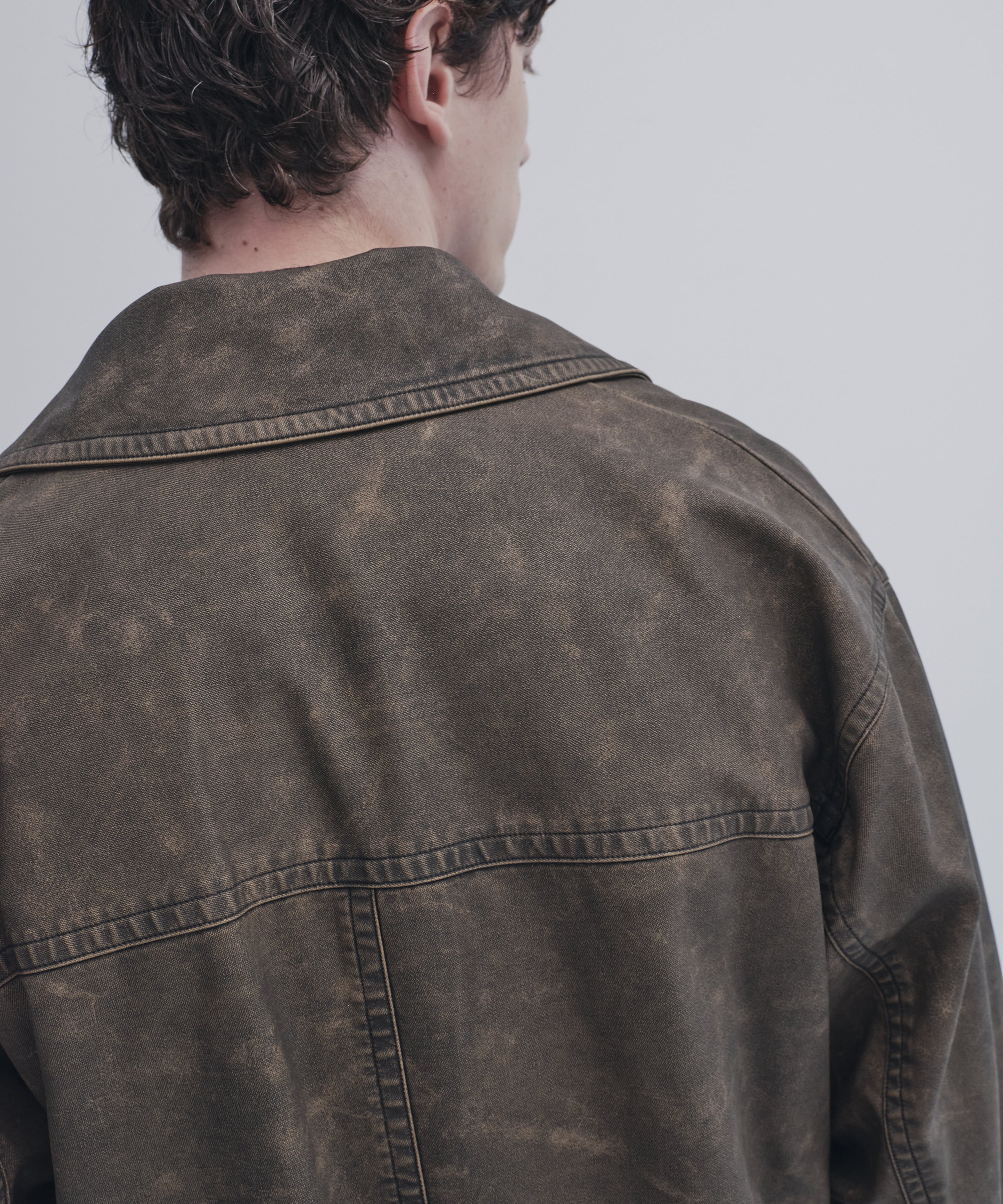 ヴィンテージレザー ランチコート