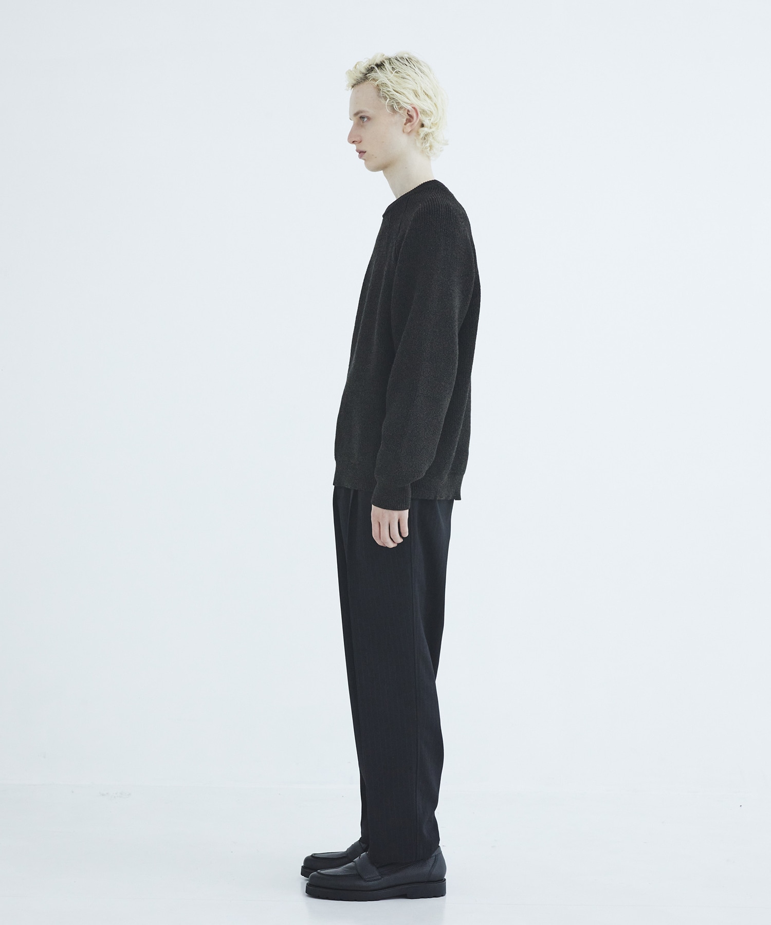 Mixing knit ロングスリーブ