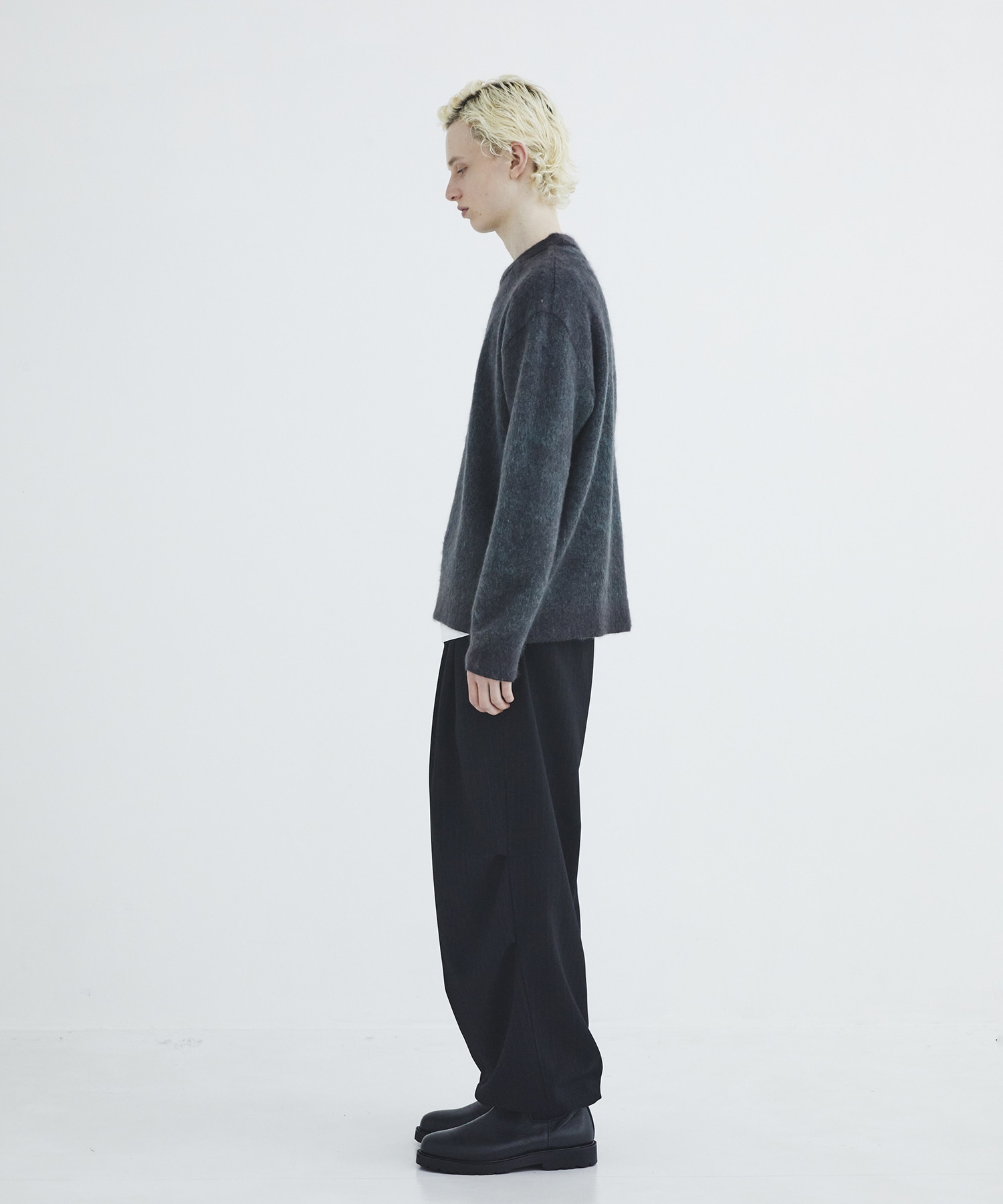 シルクモヘアニットプルオーバー