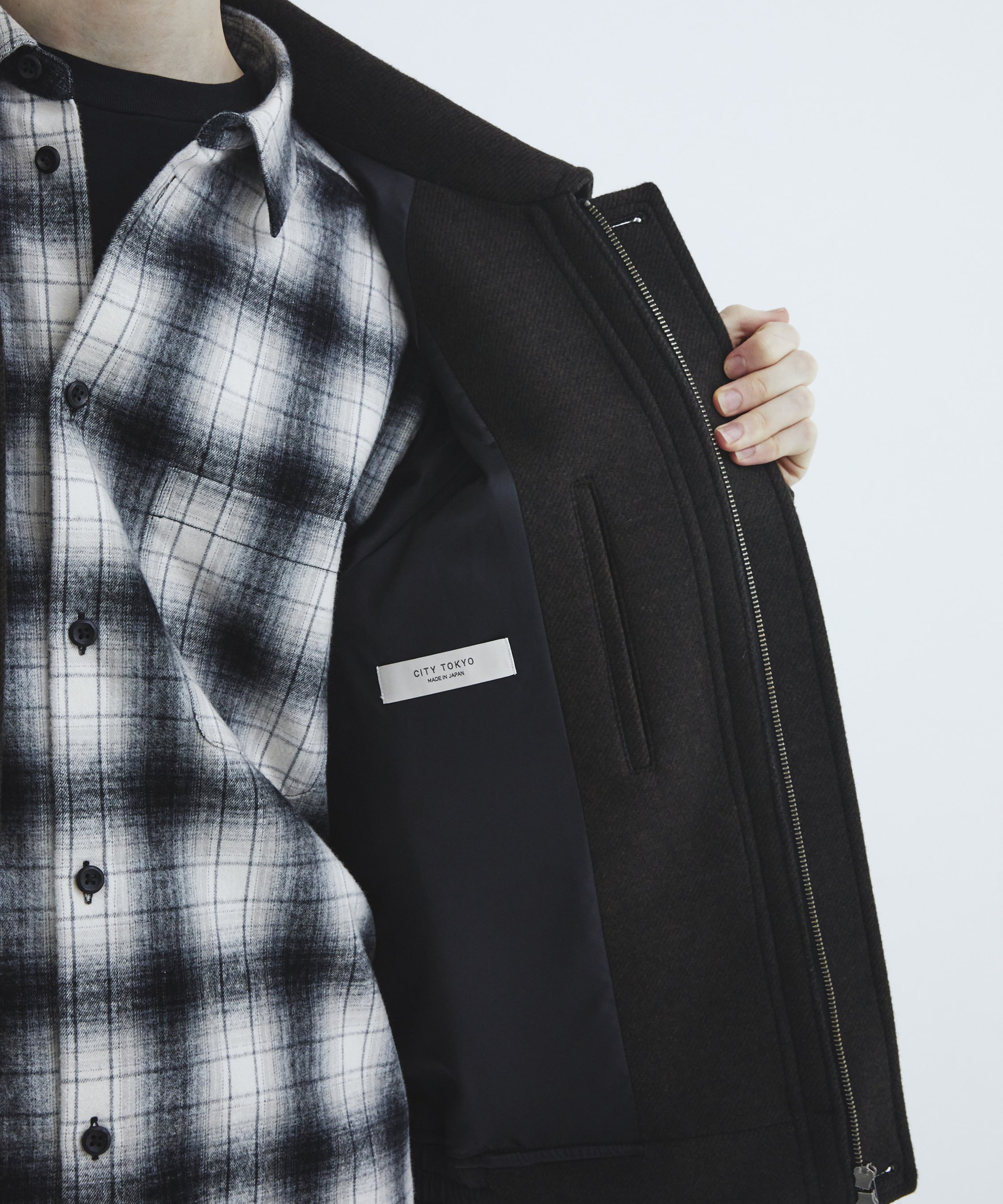 Premium meltonフライトジャケット