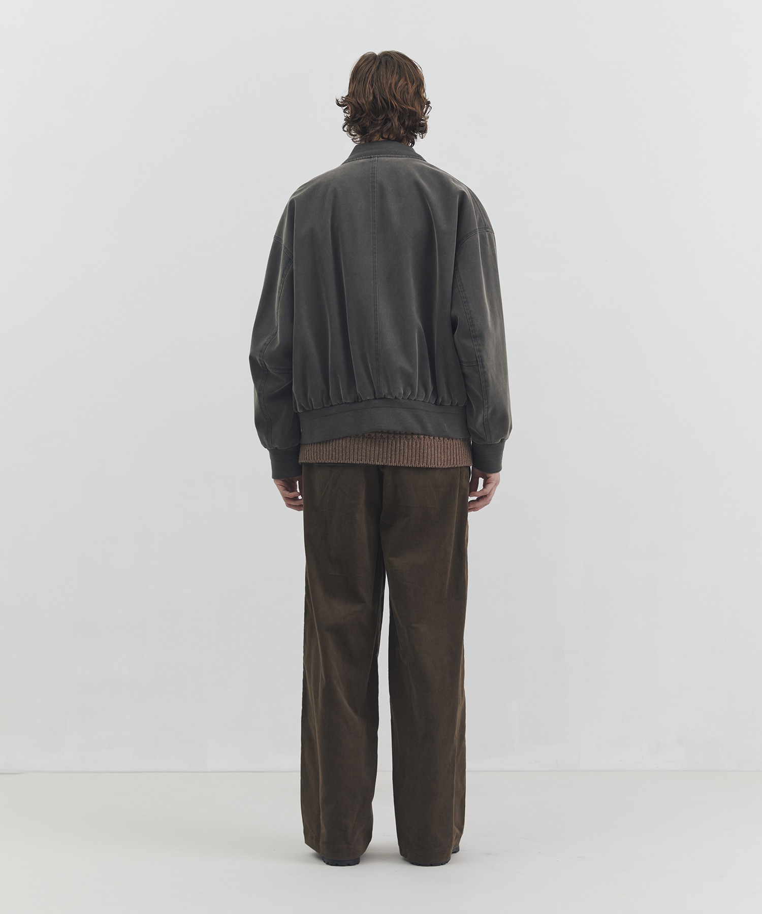 エイジングスウェードボンバージャケット