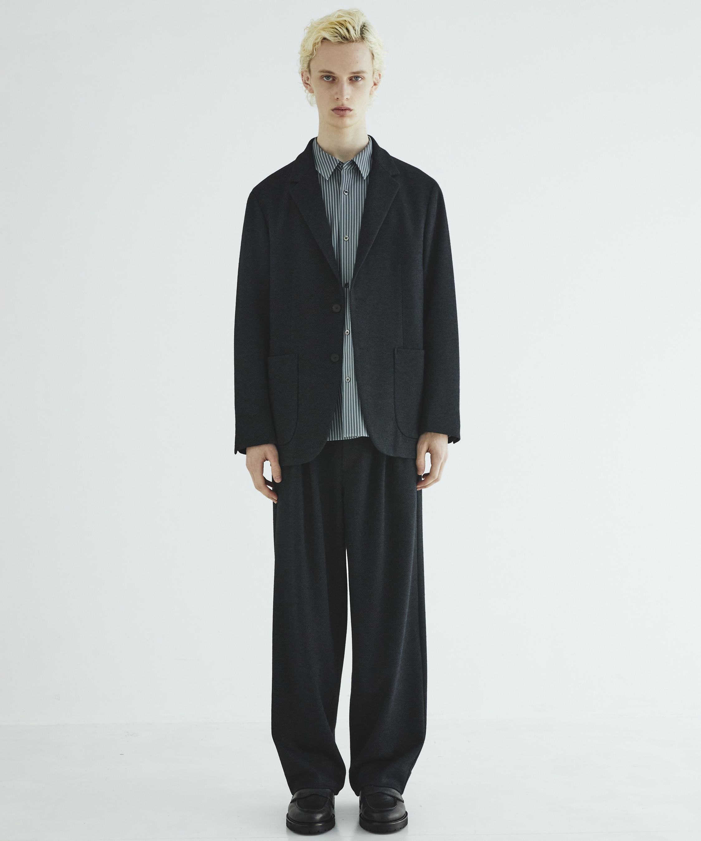 KANEMASA KNITウールネルJKT