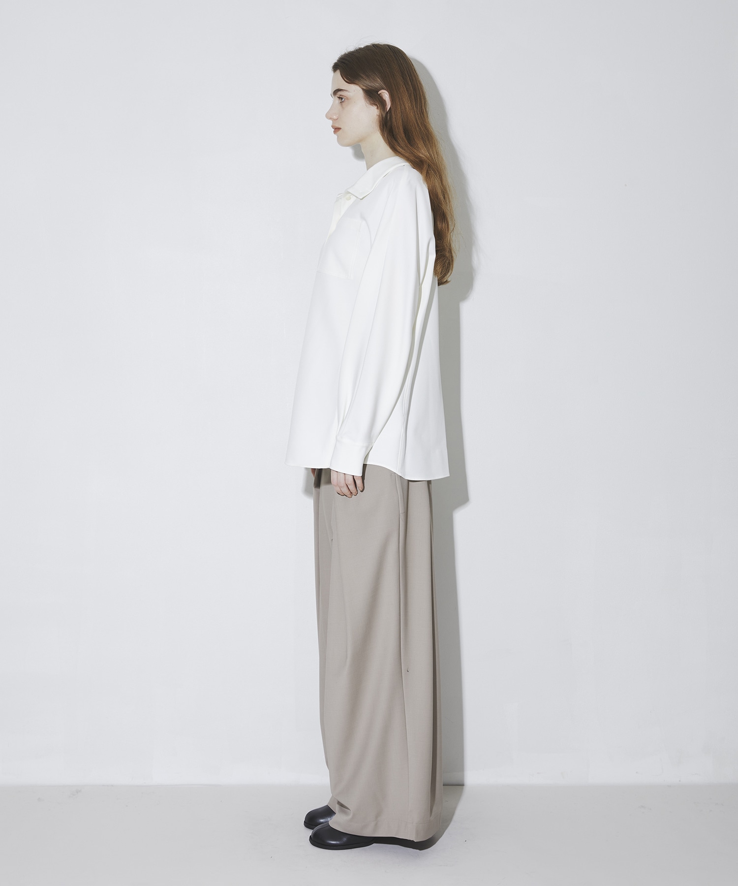 ノーマルスタンドカラーシャツ