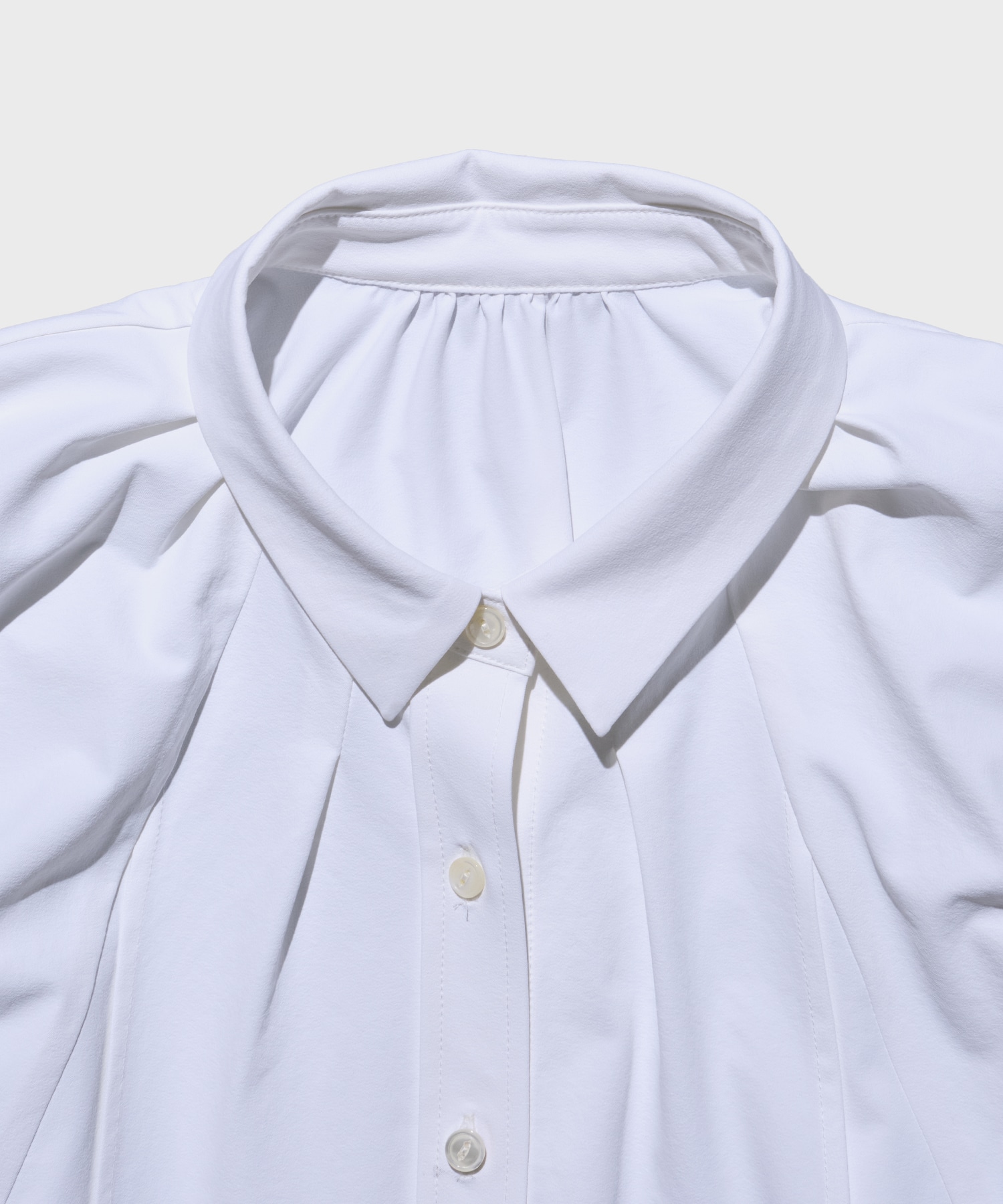 Volume Gather Nosleeve Shirt