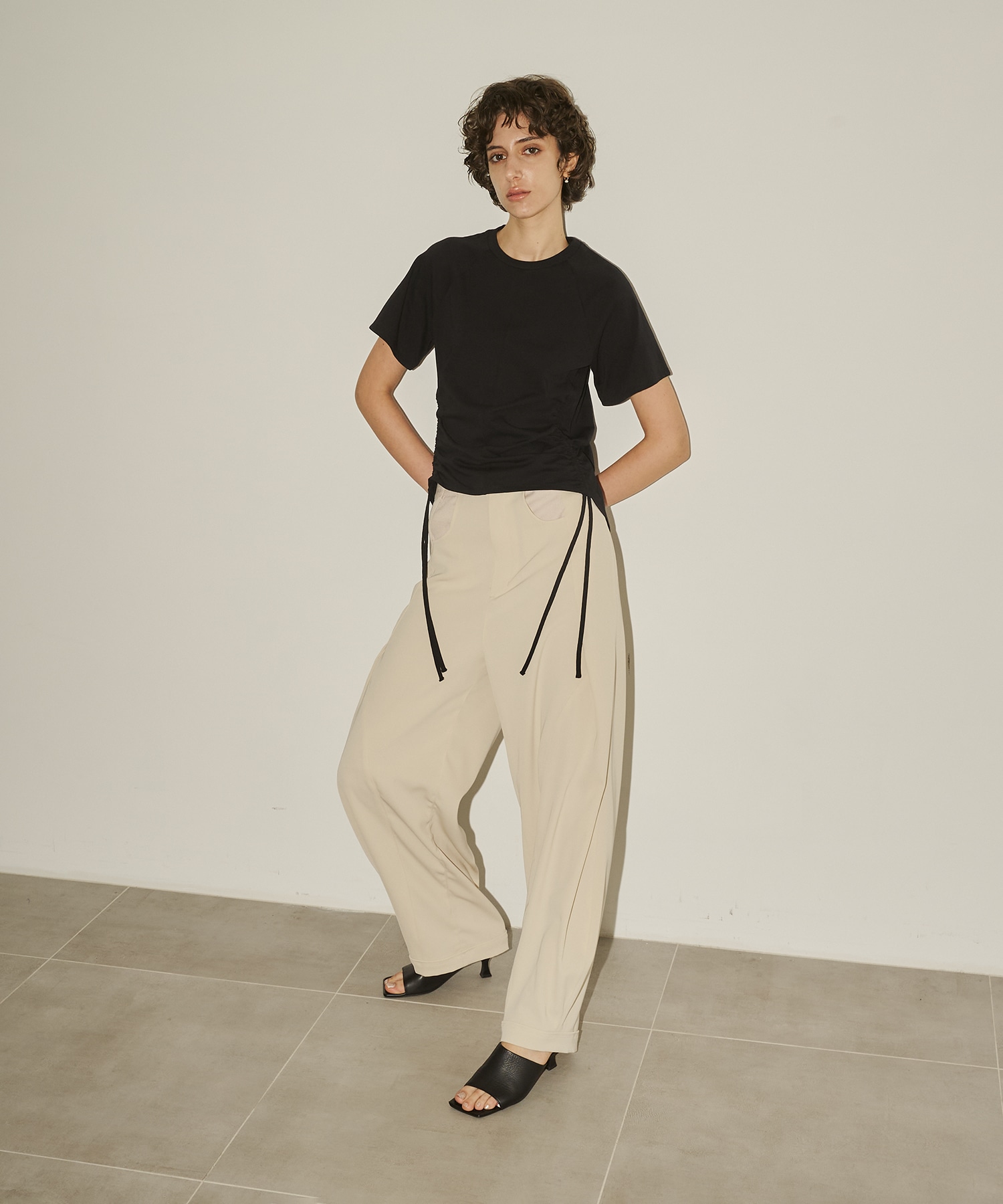 Side Drawstring Tee