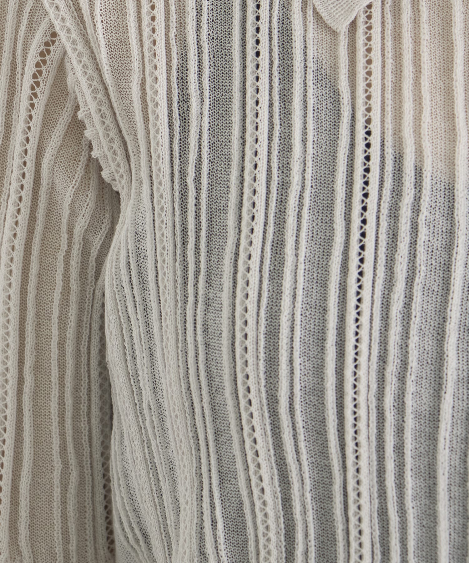 Random Rib Knit Cardigan