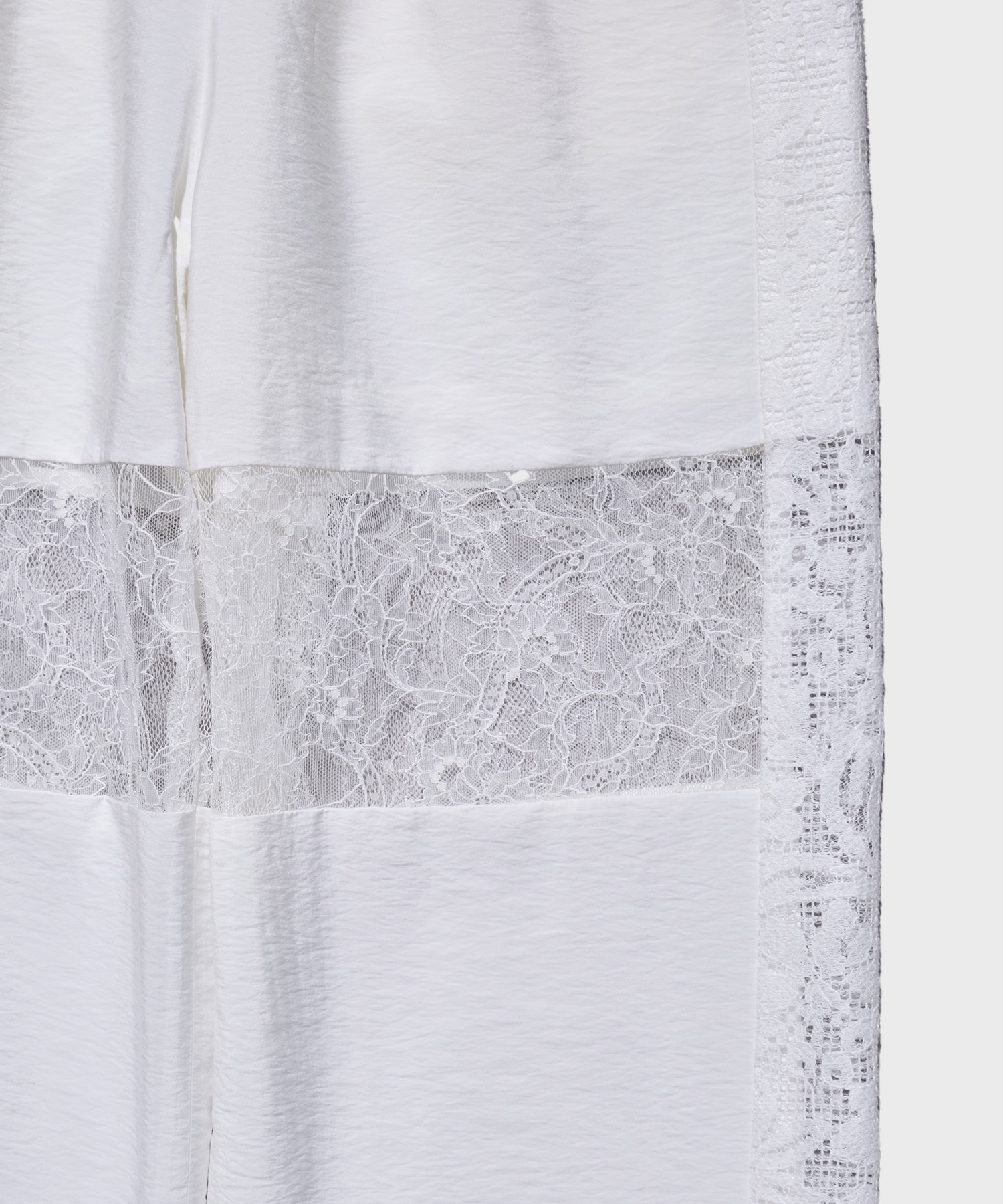 Lace Combination Relax Pants