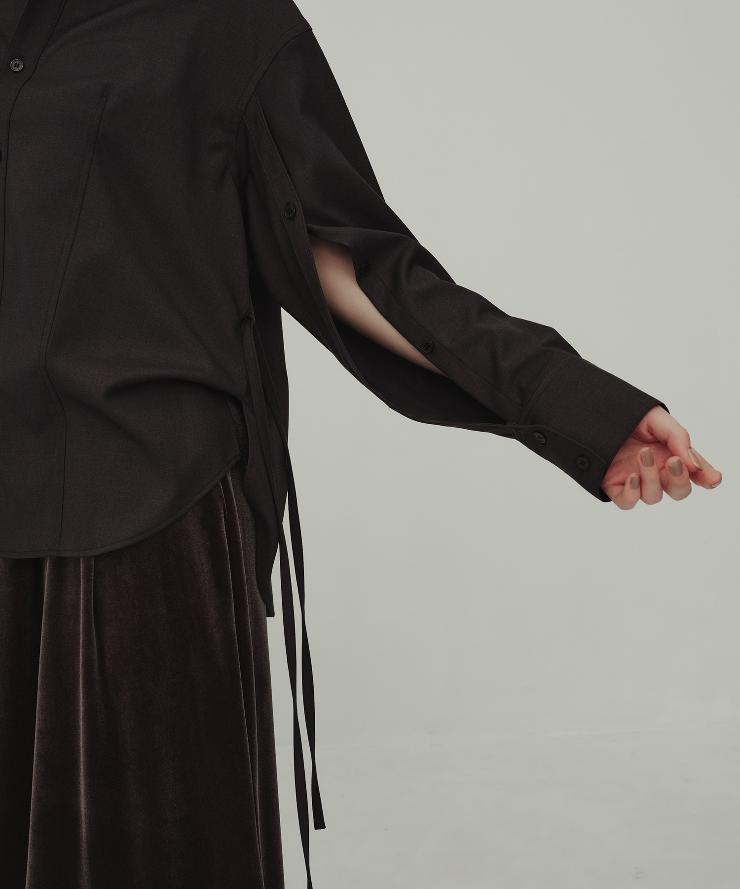 Slit Belt Shirt