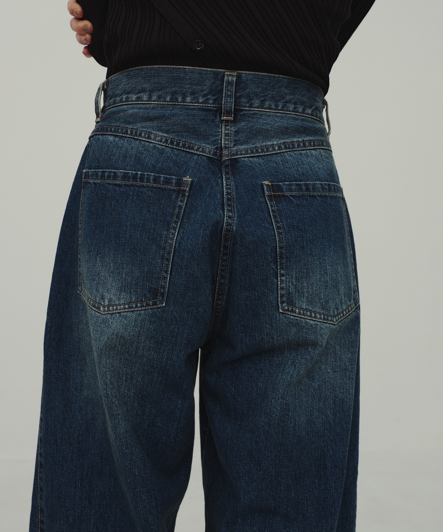 Barrel Denim Pants