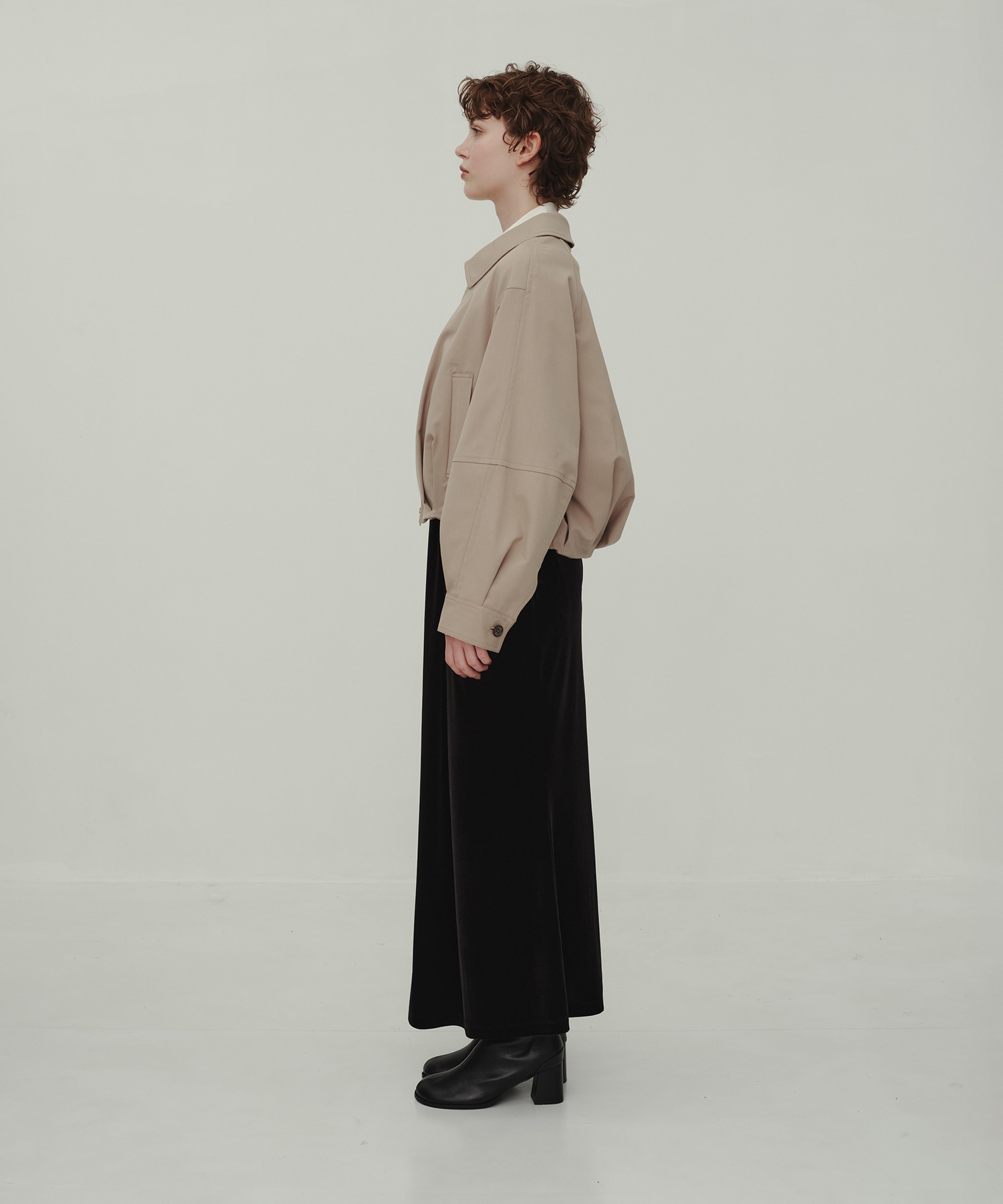 Wool Balloon Blouson