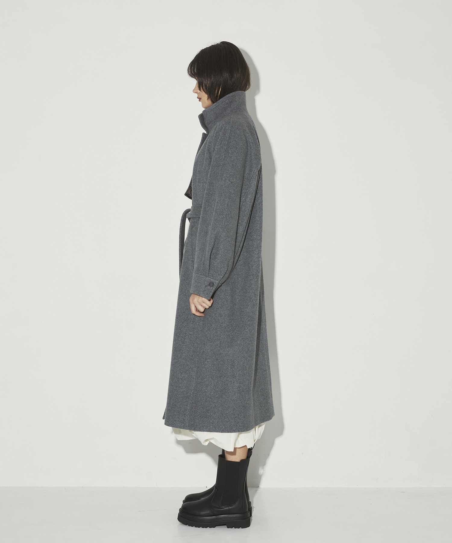 StandCollar Wool Coat