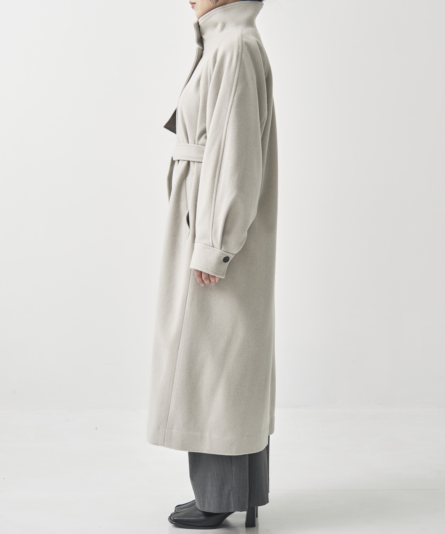 StandCollar Wool Coat