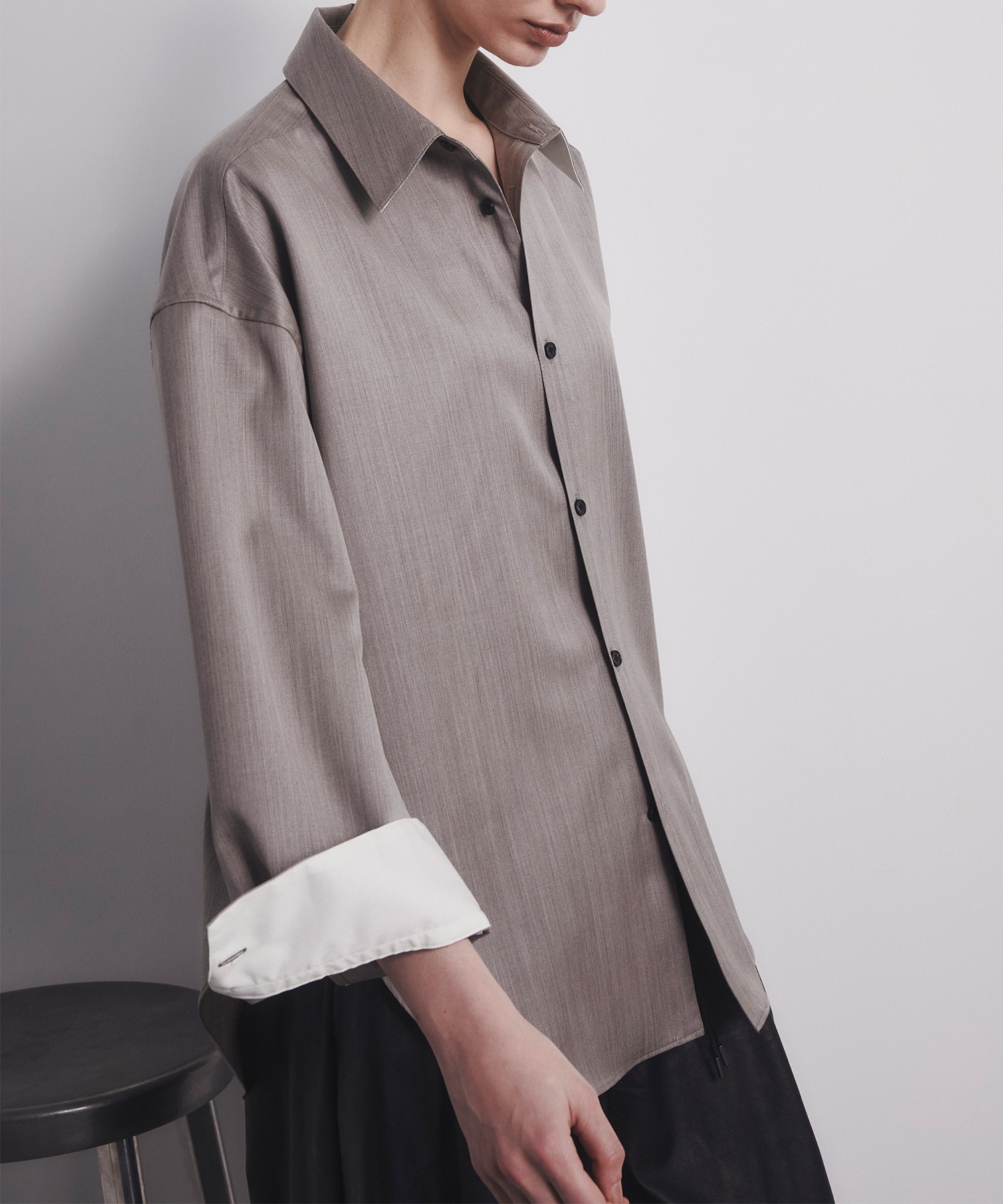 Super140s 2way Shape Shirt