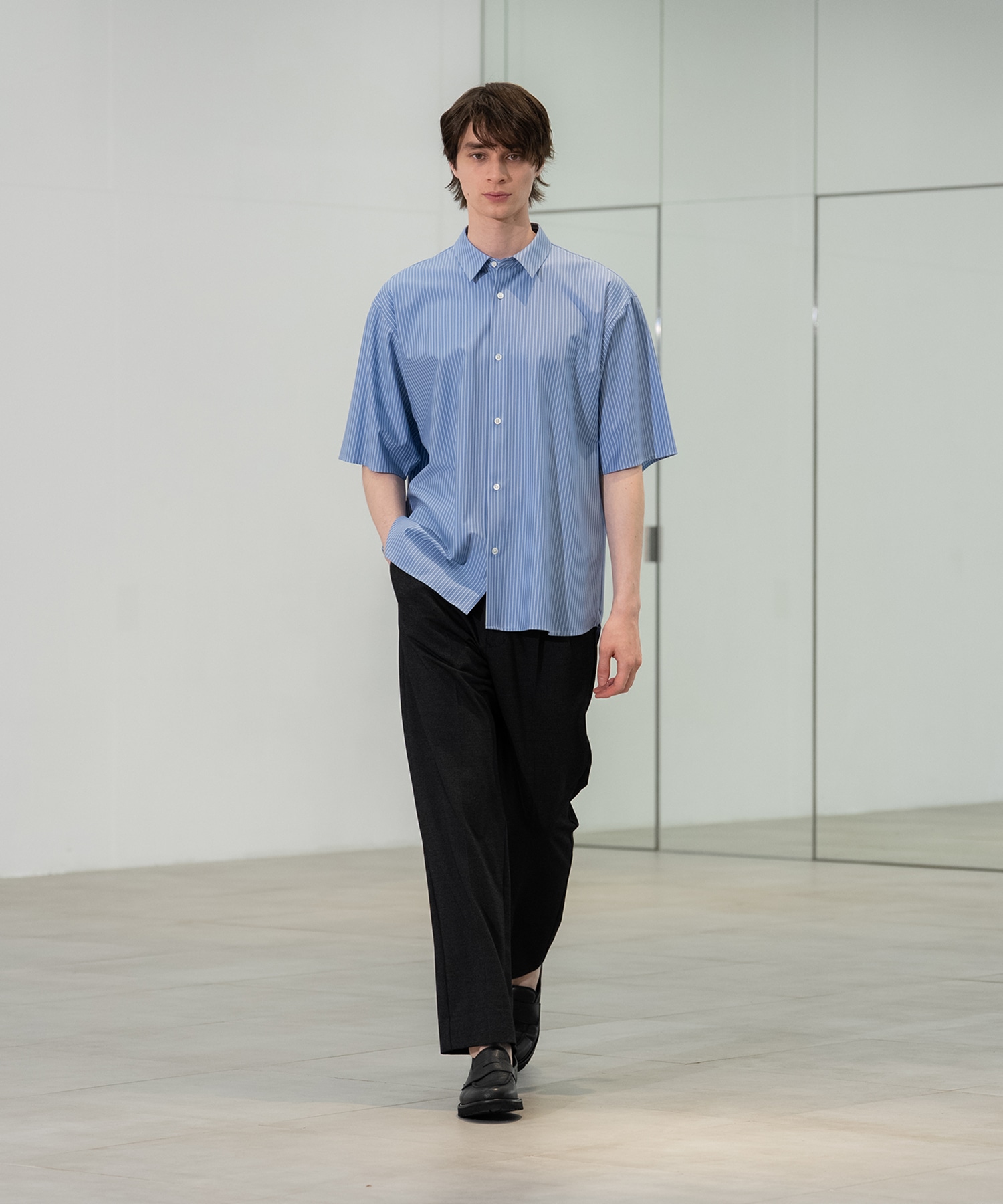 KANEMASA KNIT S/Sシャツ