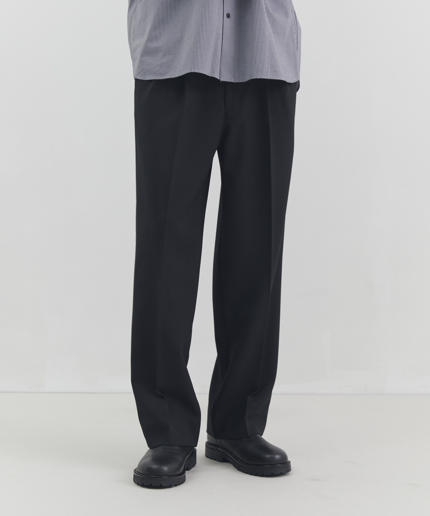 ツイードストレートスラックス