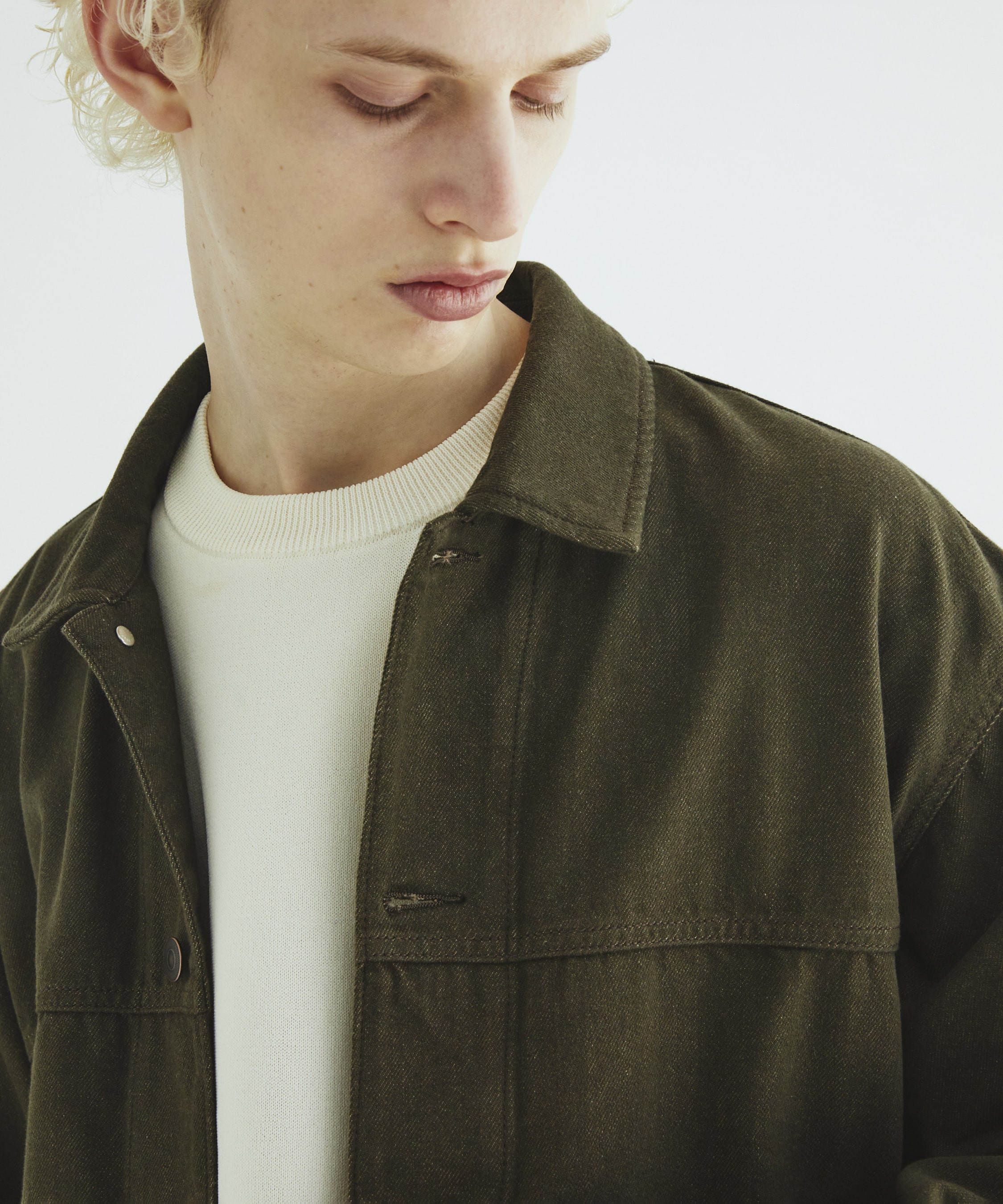 Cashmere denim ジャケット