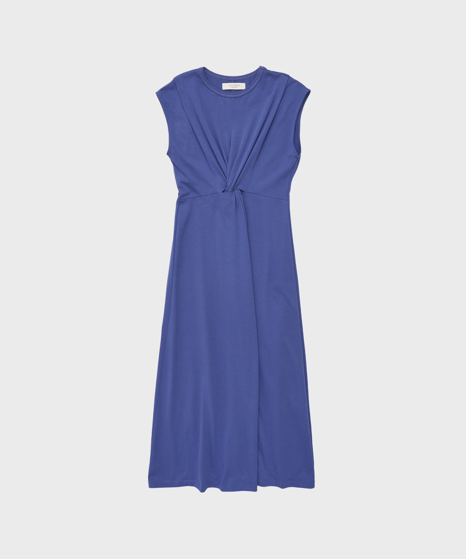 Shoulder Tuck Twist Dress