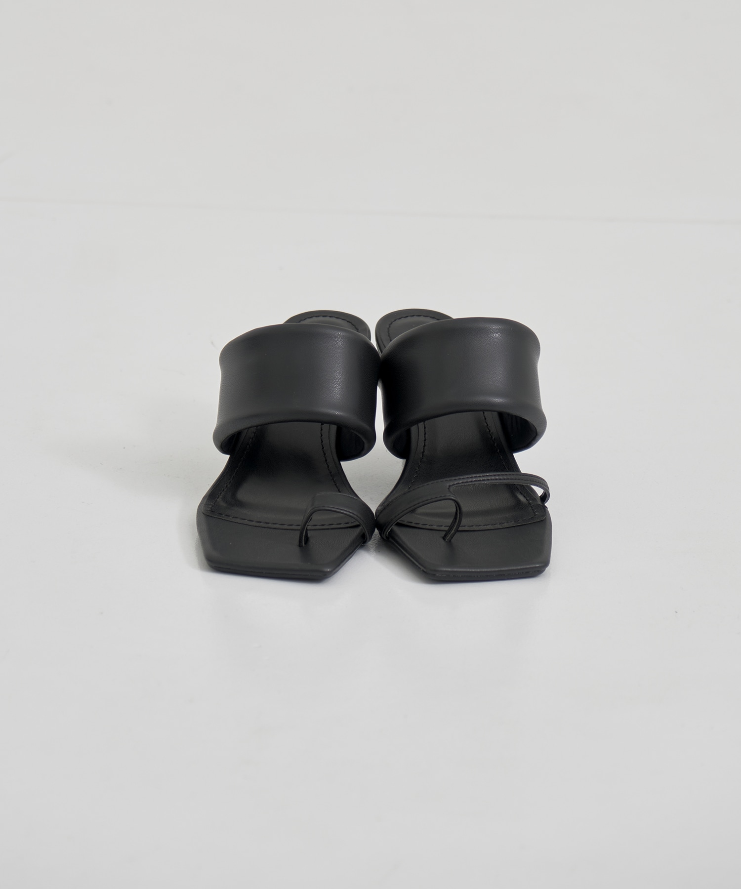 Asymmetry Leather Sandal