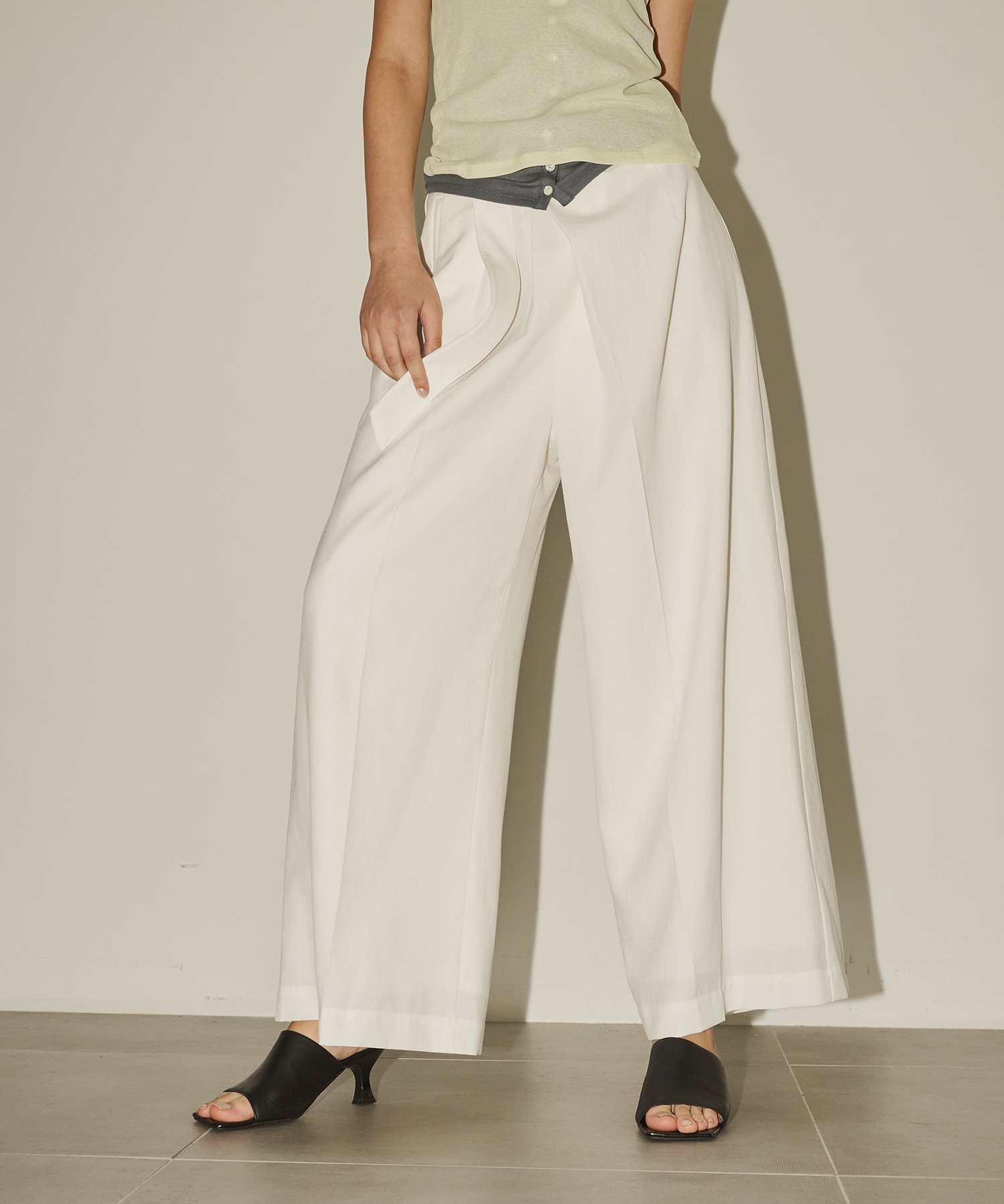 Linen Wrap Pants