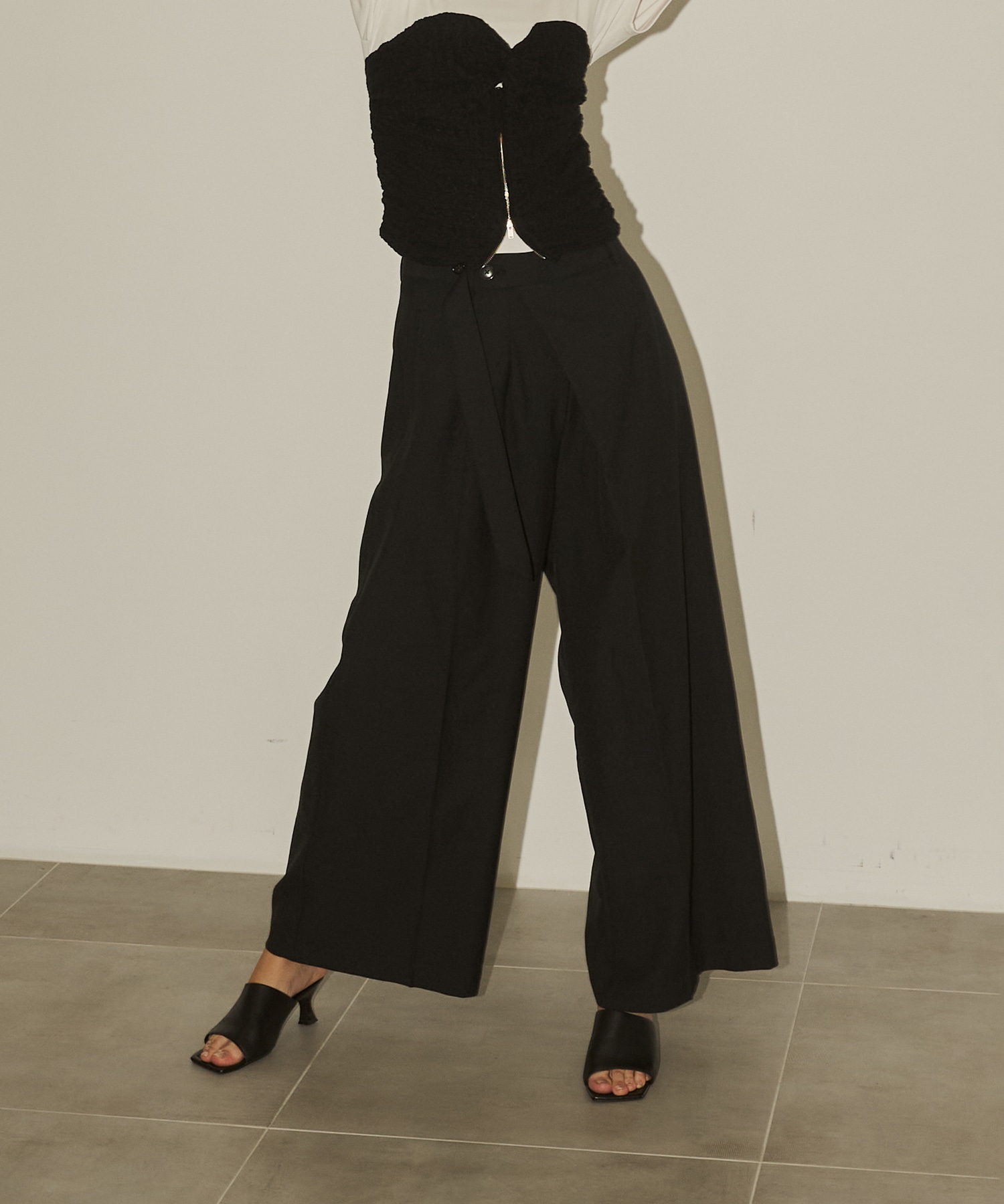 Linen Wrap Pants