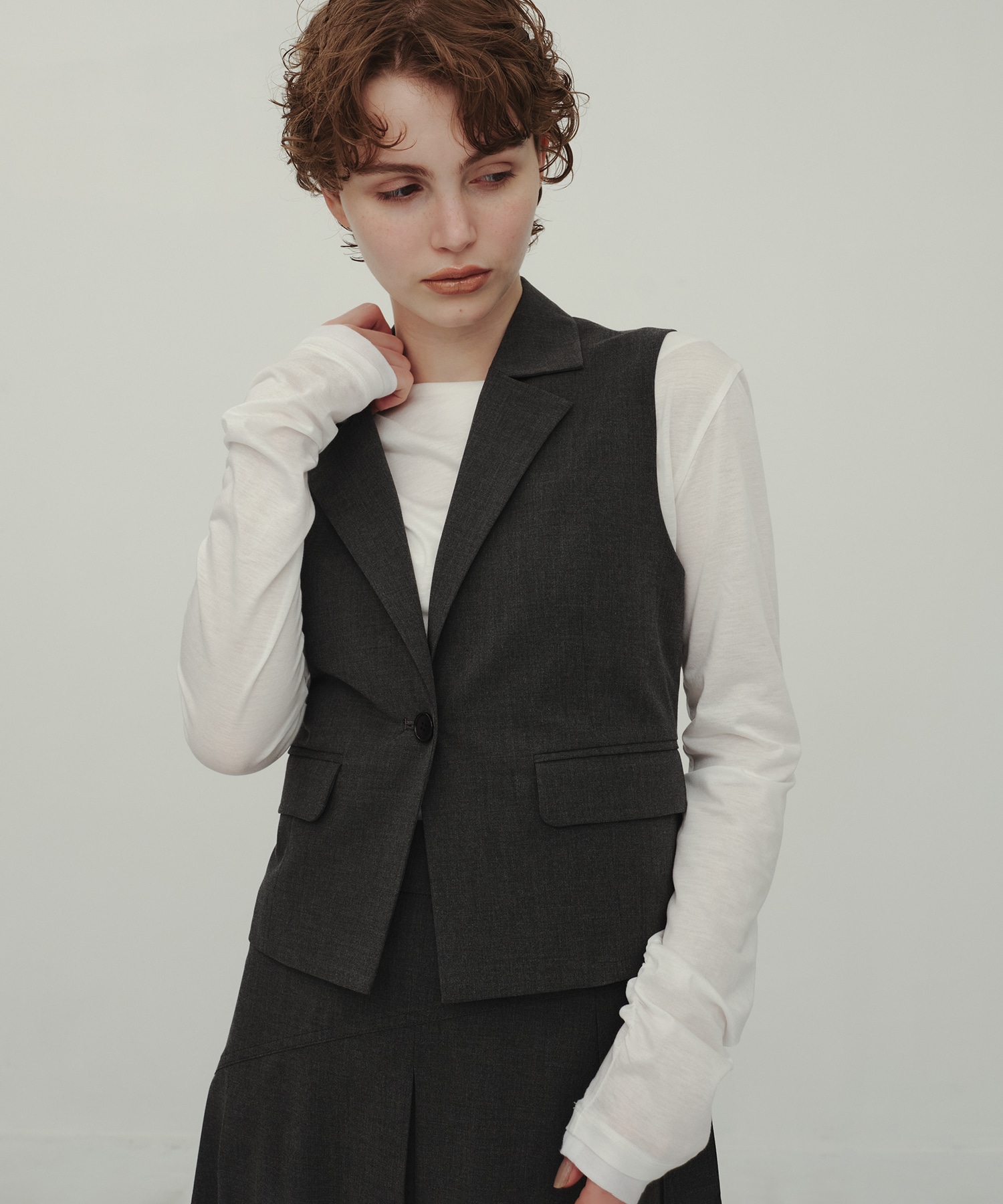 Single Lapel Vest