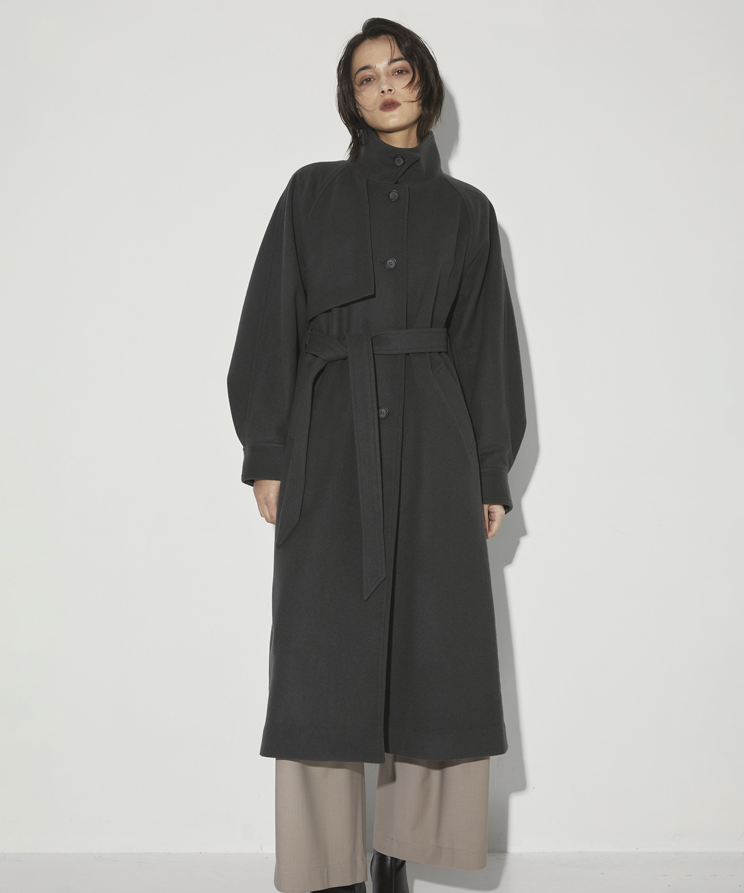 StandCollar Wool Coat