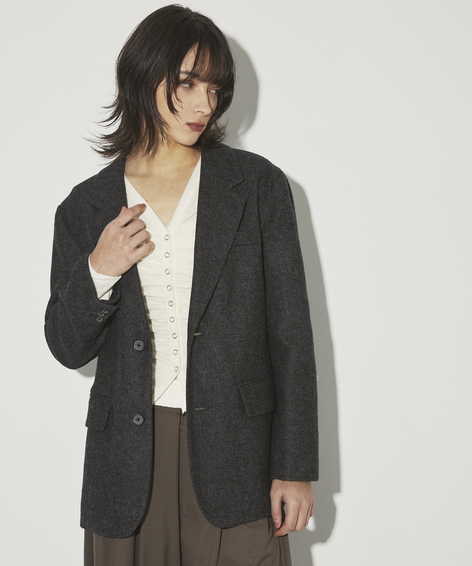 Tweed Single Jacket