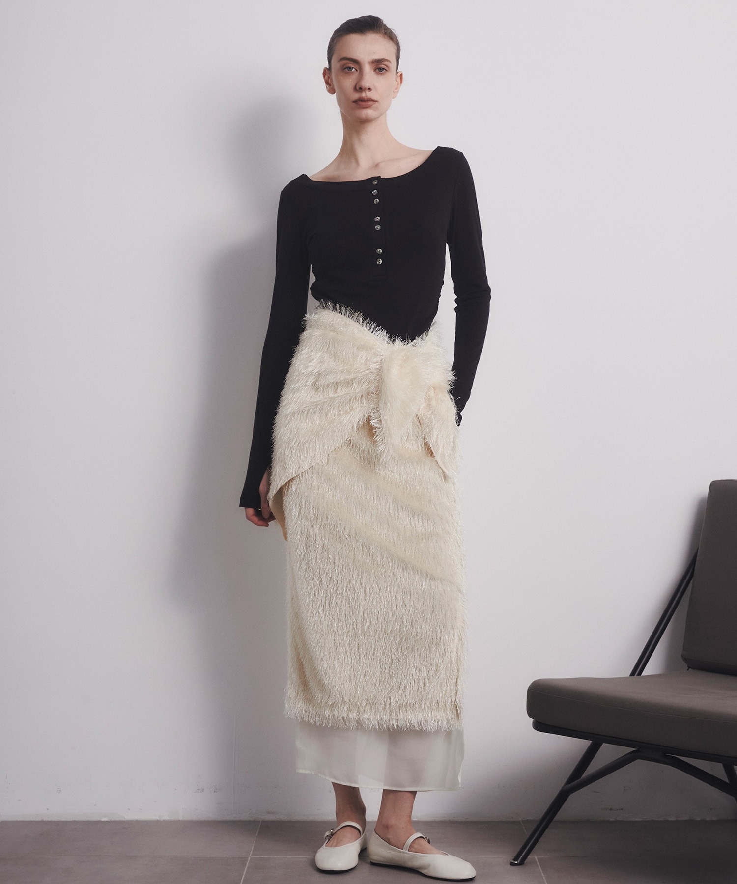 Scarf Wrapped Fringe SK