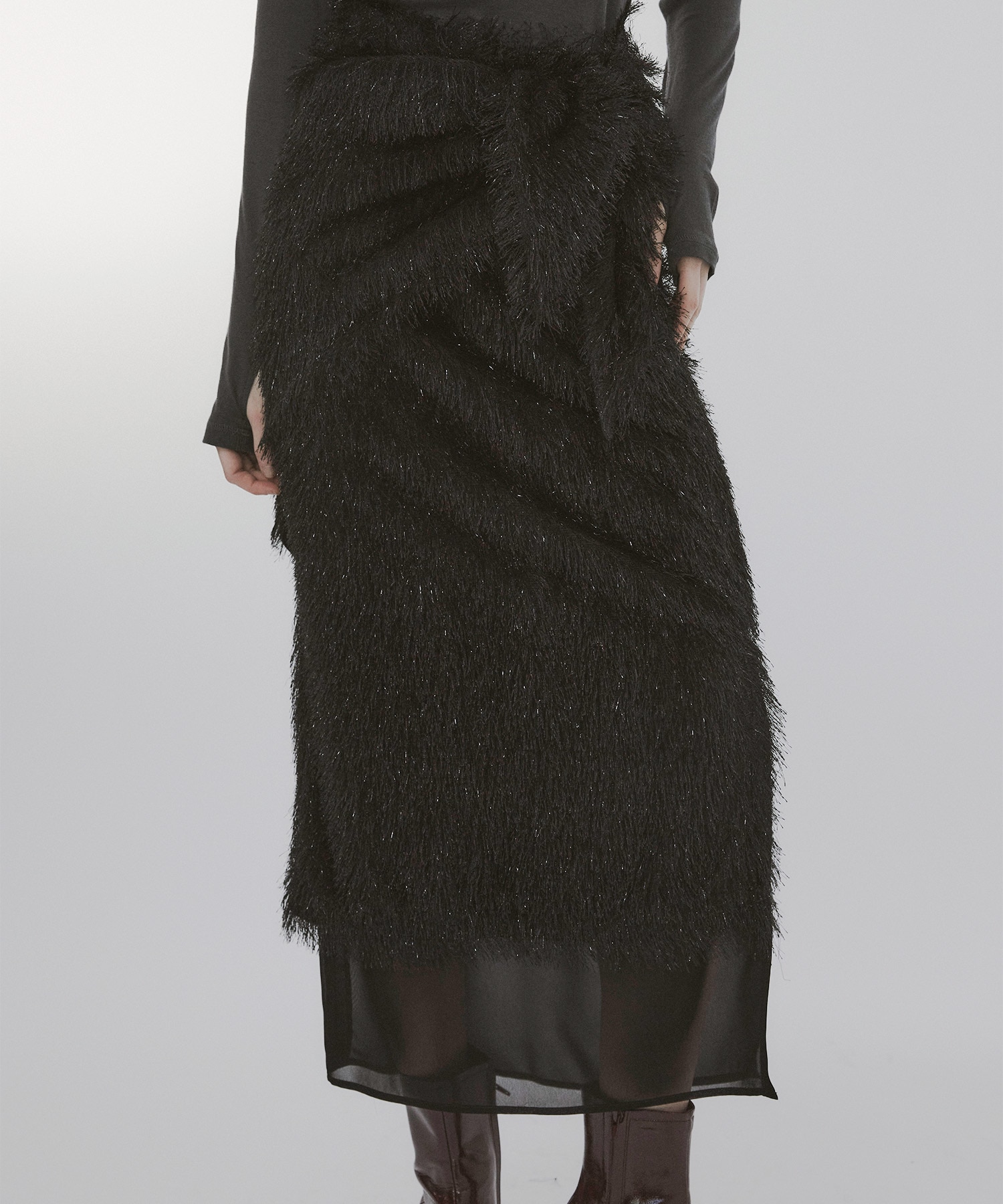 Scarf Wrapped Fringe SK