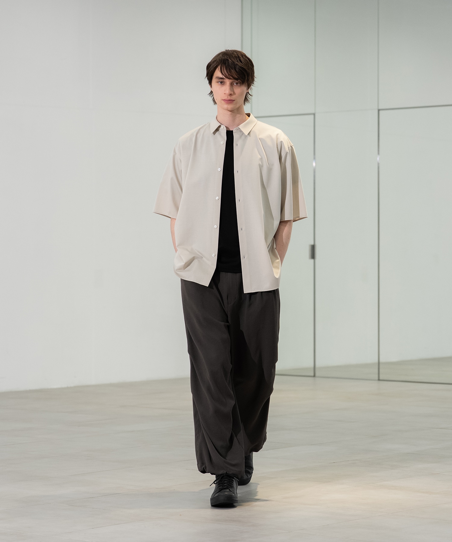 KANEMASA KNIT S/Sシャツ