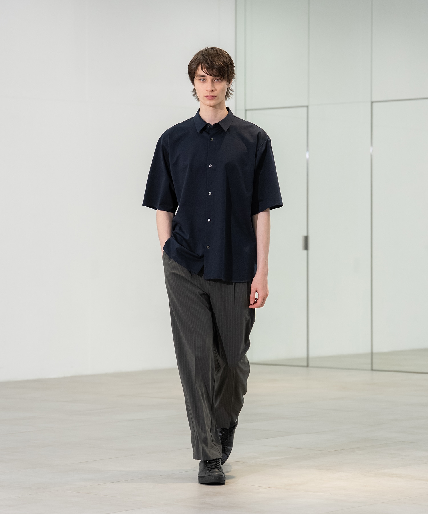 KANEMASA KNIT S/Sシャツ