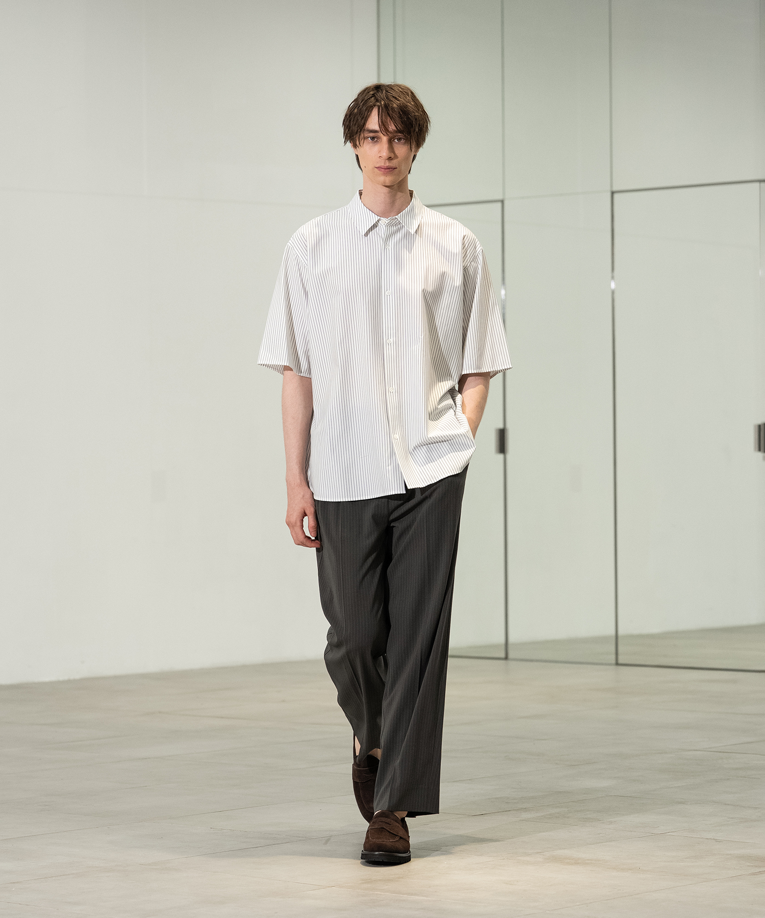 KANEMASA KNIT S/Sシャツ