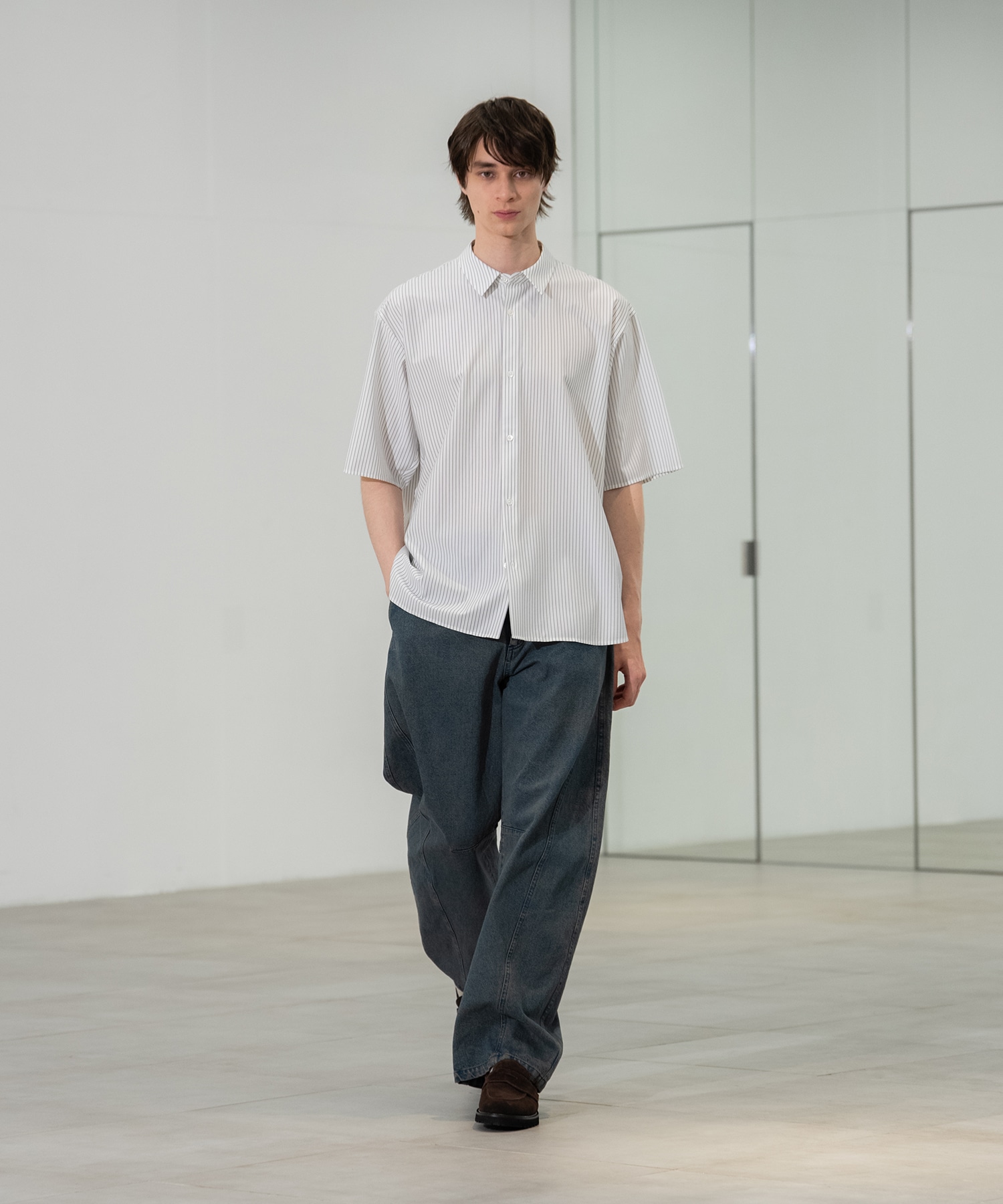 KANEMASA KNIT S/Sシャツ