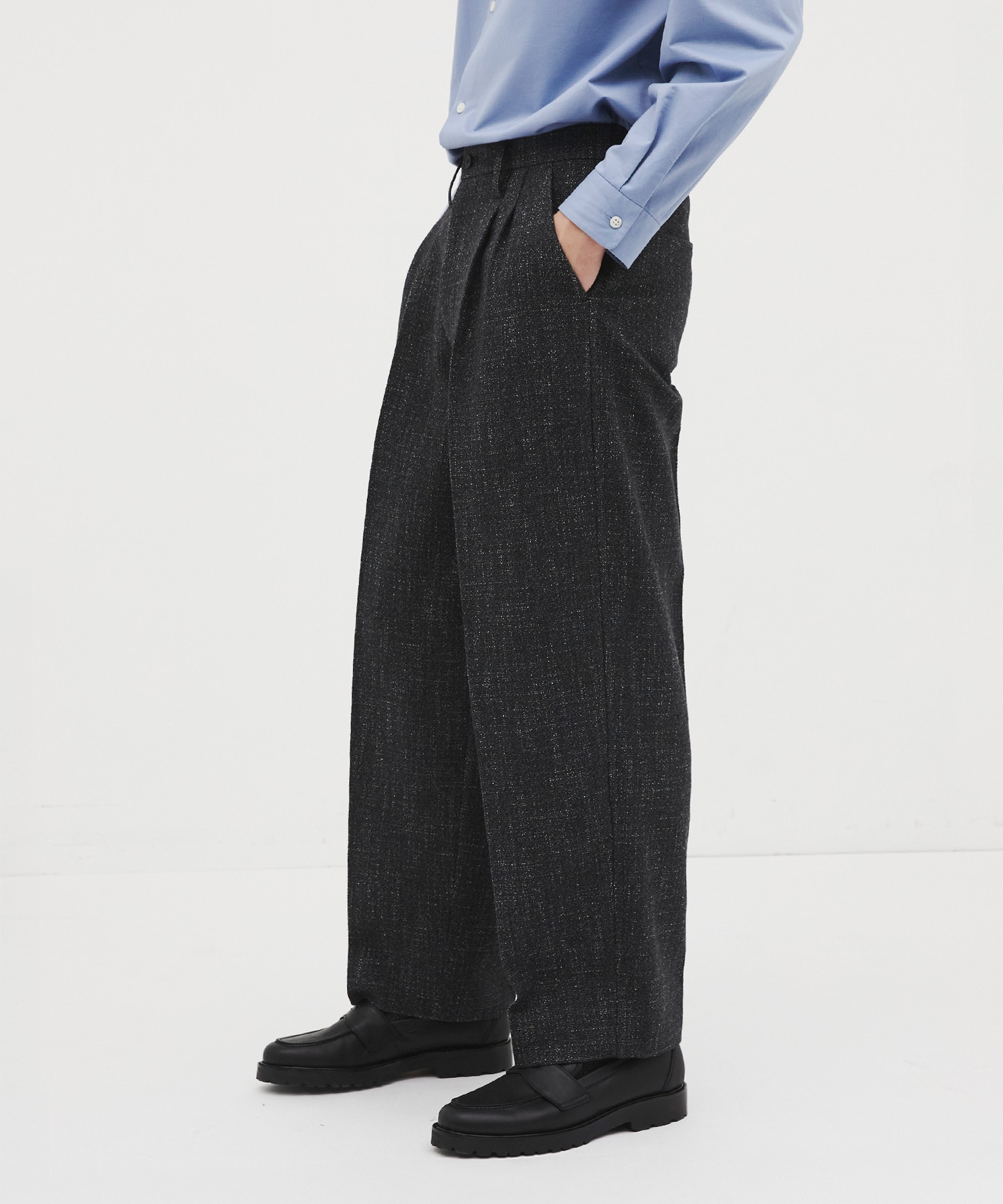 Giolica tweed トラウザーズ