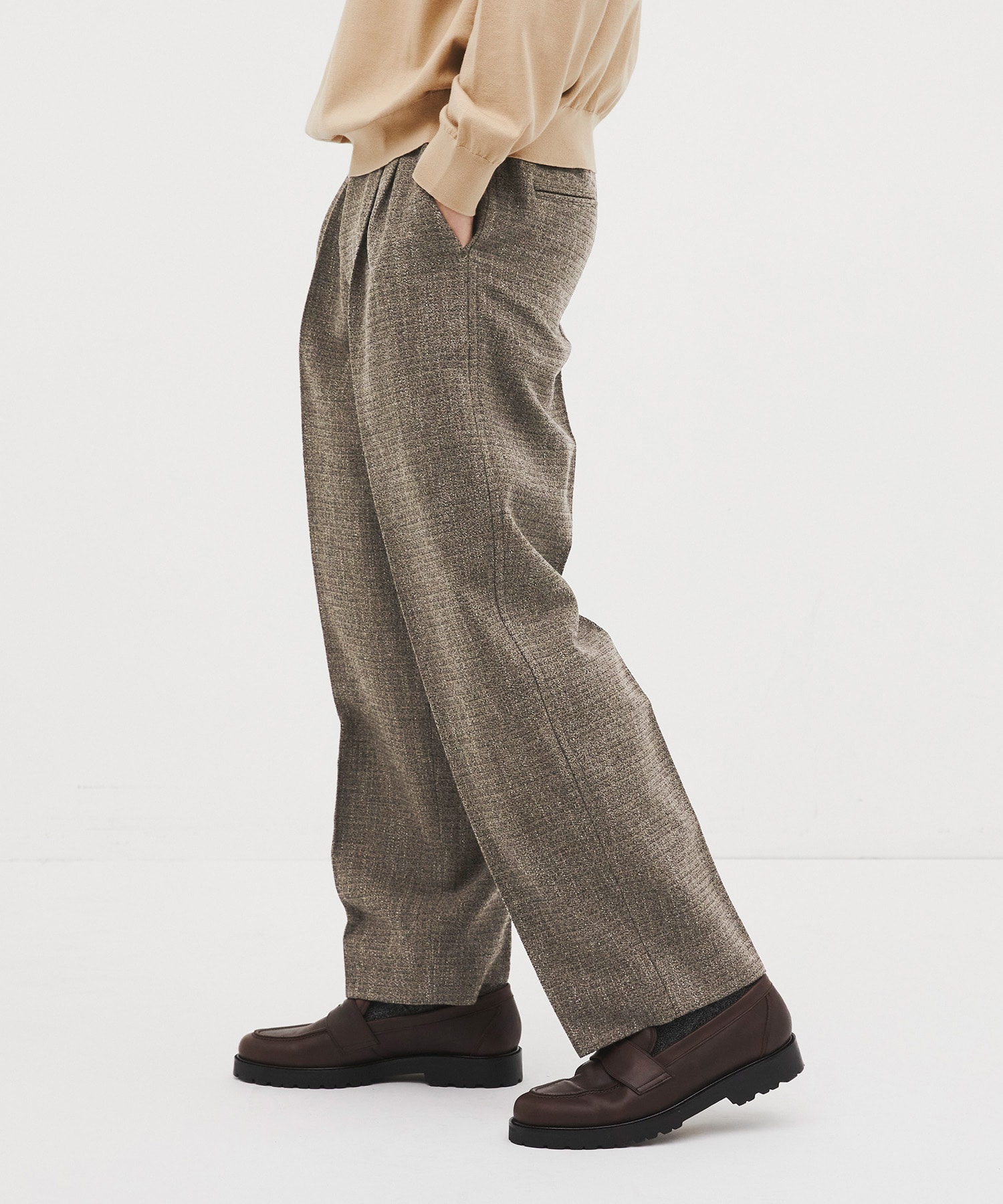 Giolica tweed トラウザーズ