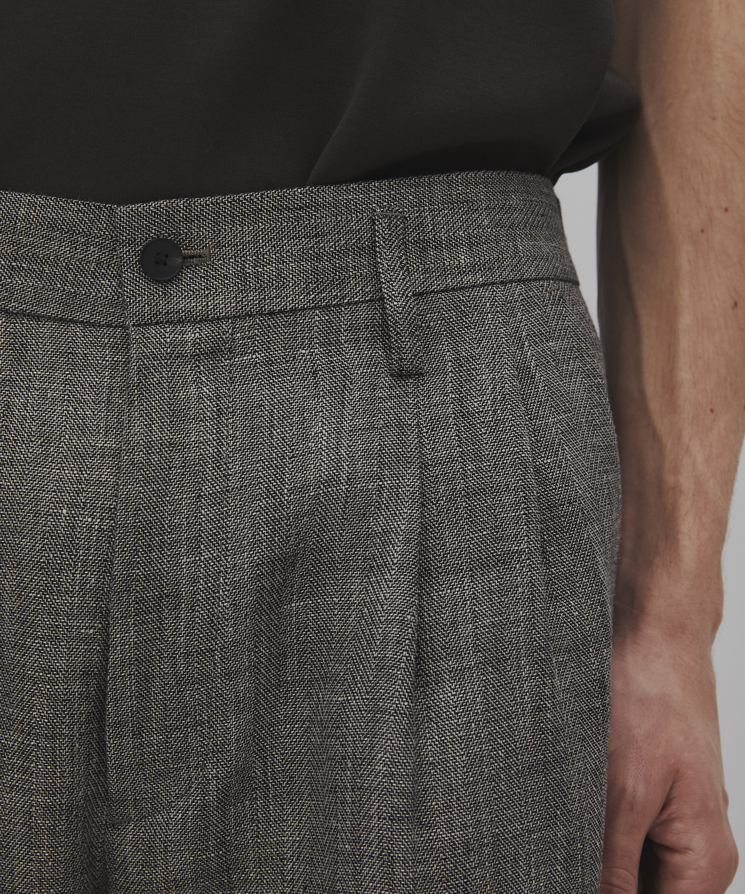 Hemp linen トラウザーズ