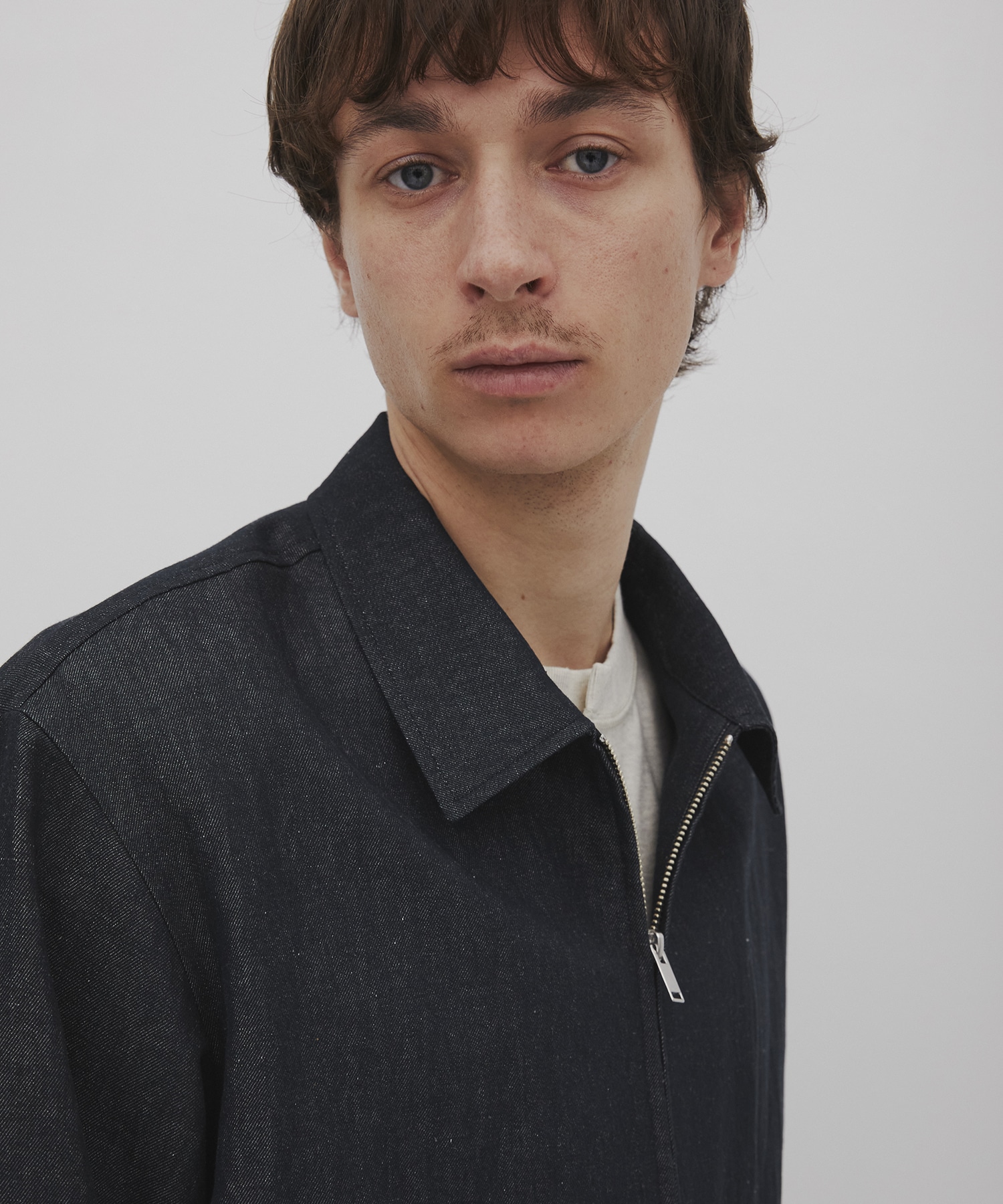 リネンデニムドリズラージャケット