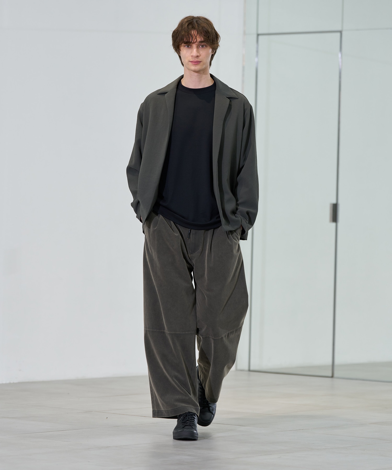 Multi-flex シャツカーディガン