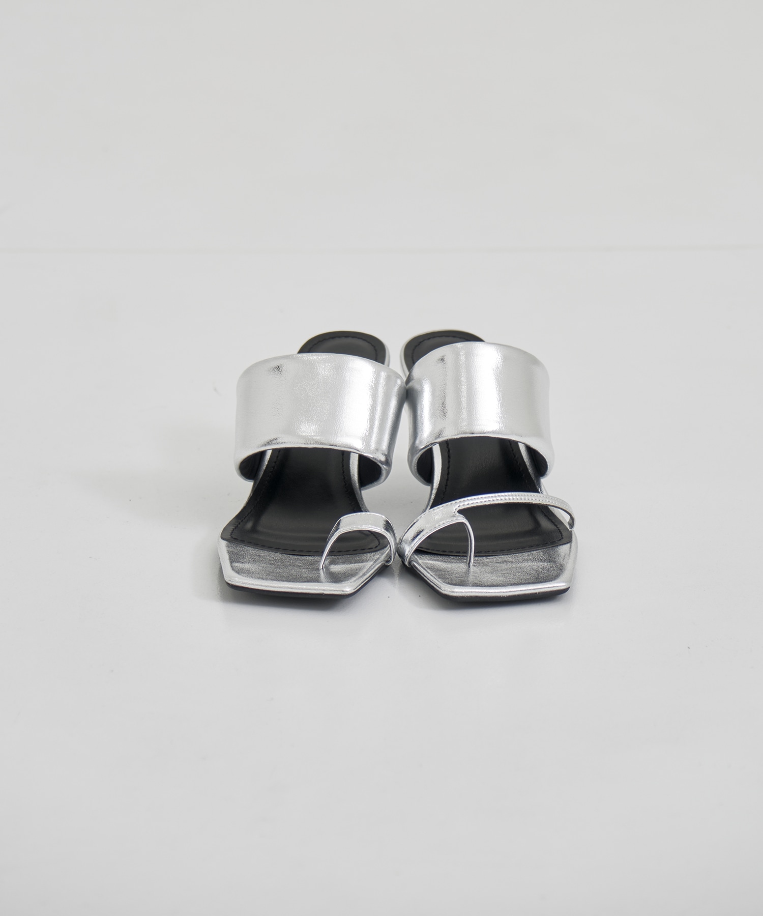 Asymmetry Leather Sandal