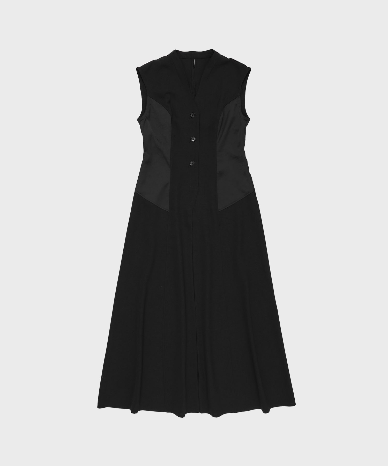 Satin Combination Dress