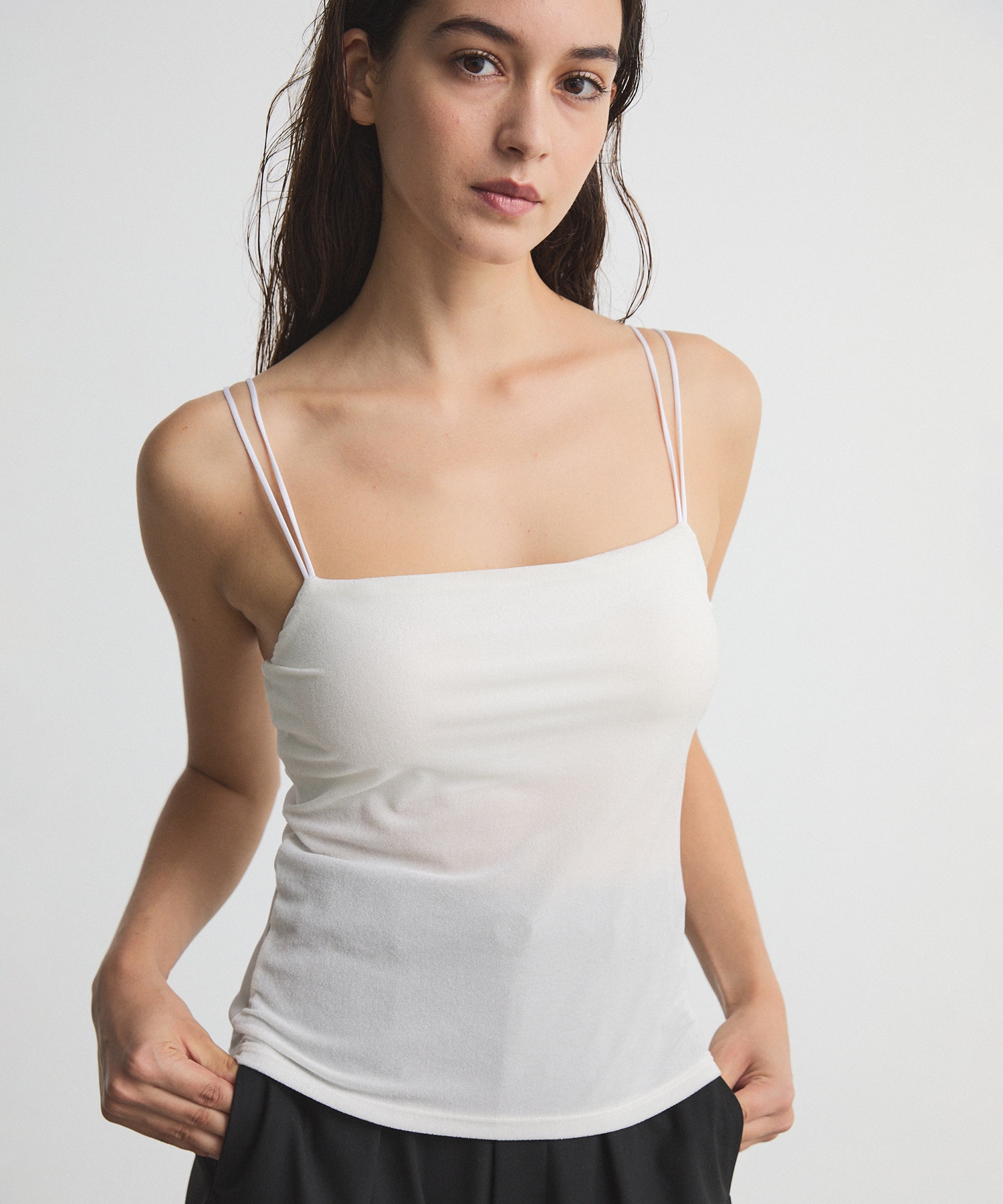 Sheer Velour Camisole
