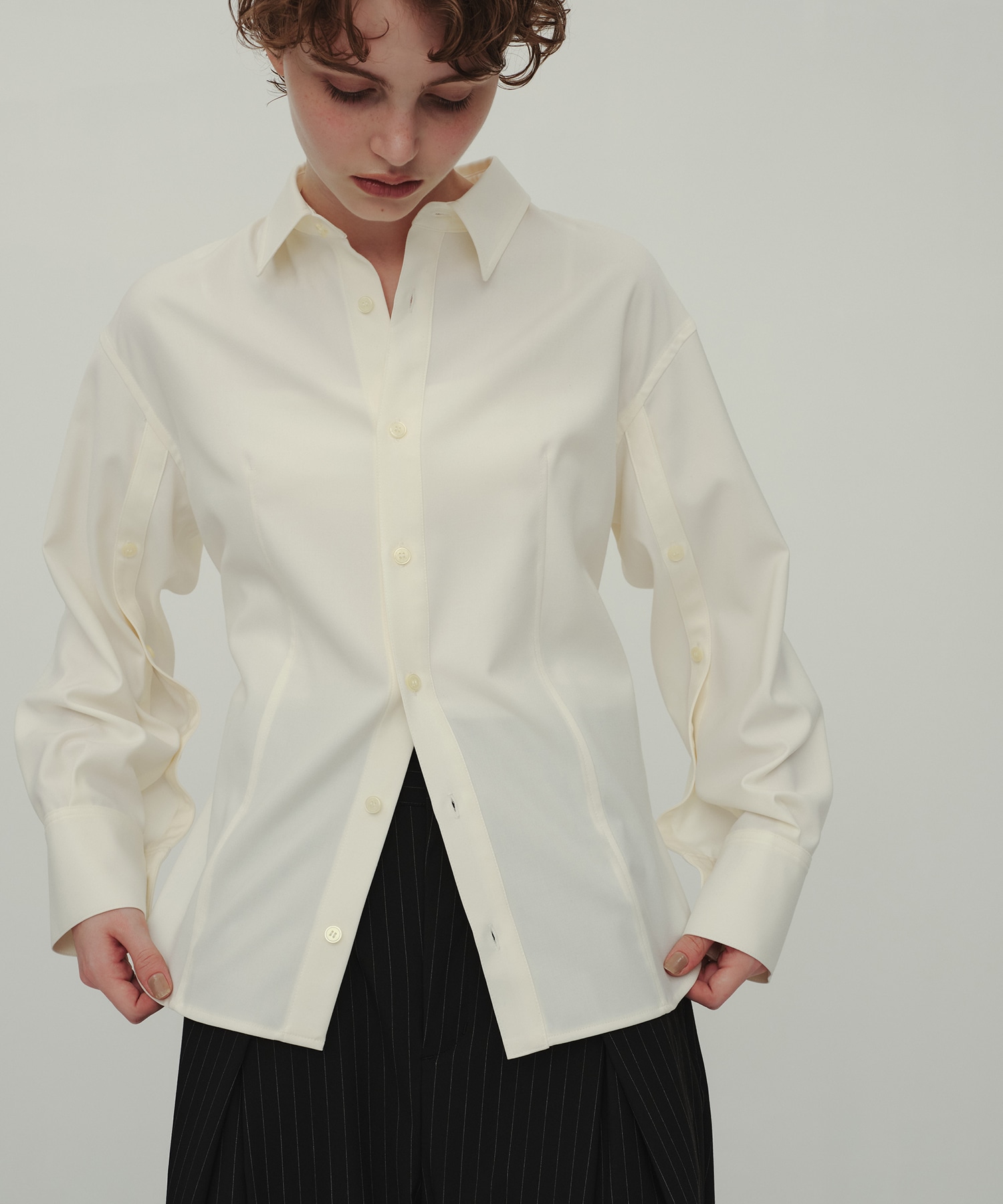 Slit Belt Shirt