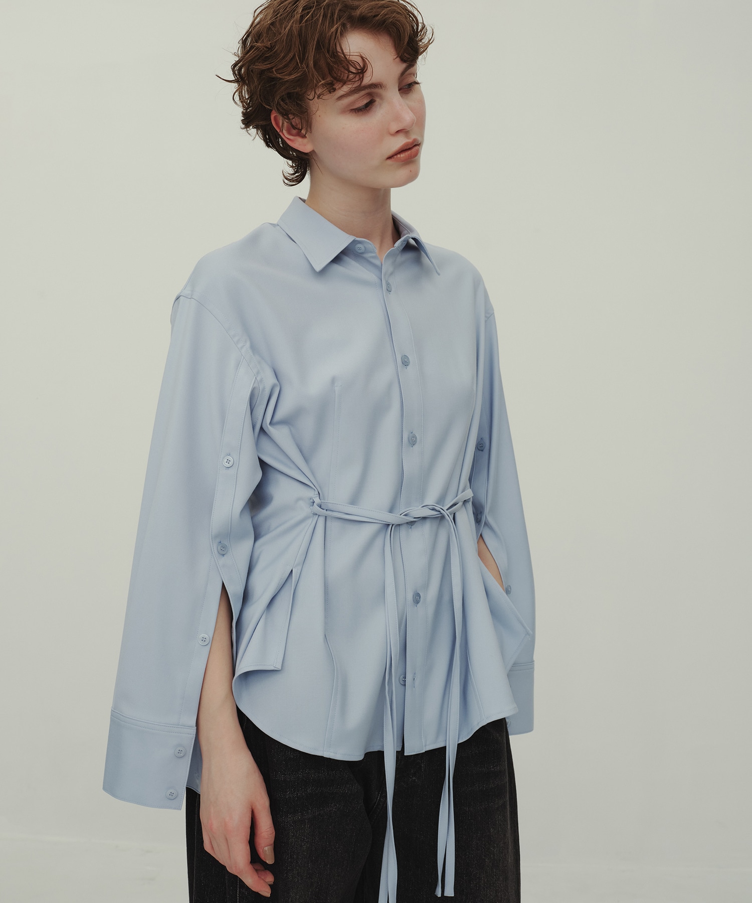 Slit Belt Shirt