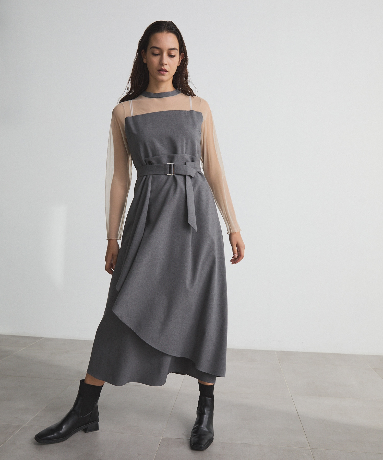 Sheer Docking Dress