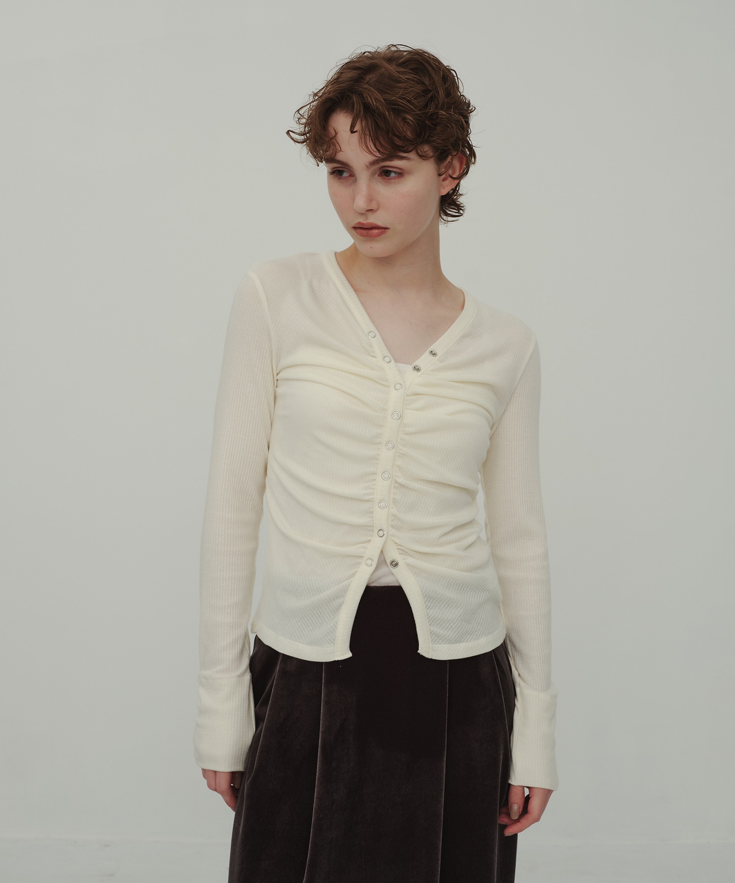 Cashmere Gather Tops