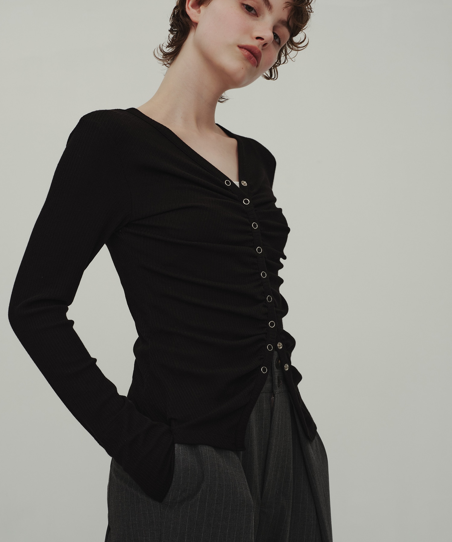Cashmere Gather Tops